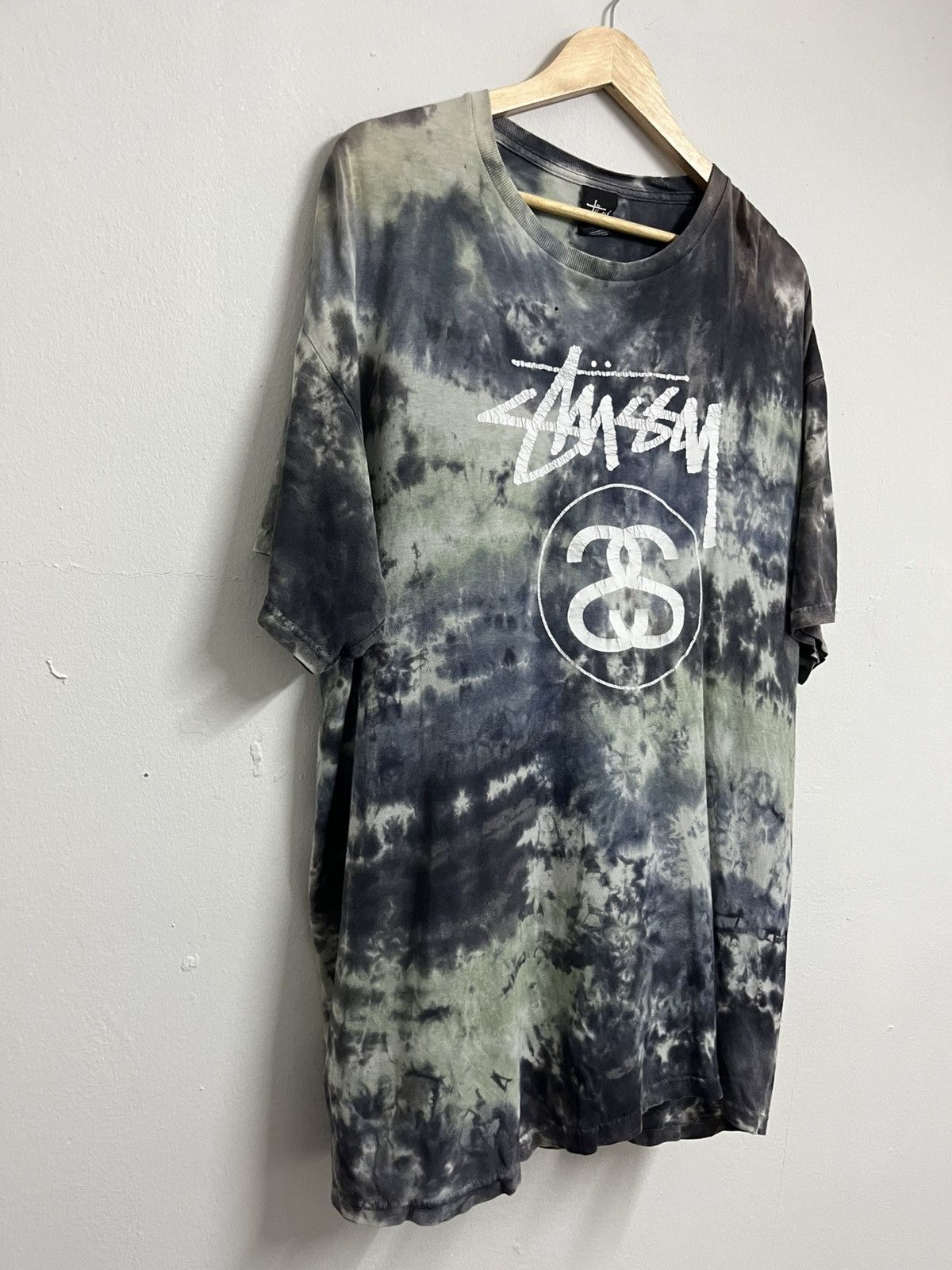 Stussy 💥Stussy Trashed Oversized Big Logo Tee Size US XL / EU 56 / 4 - 3 Thumbnail