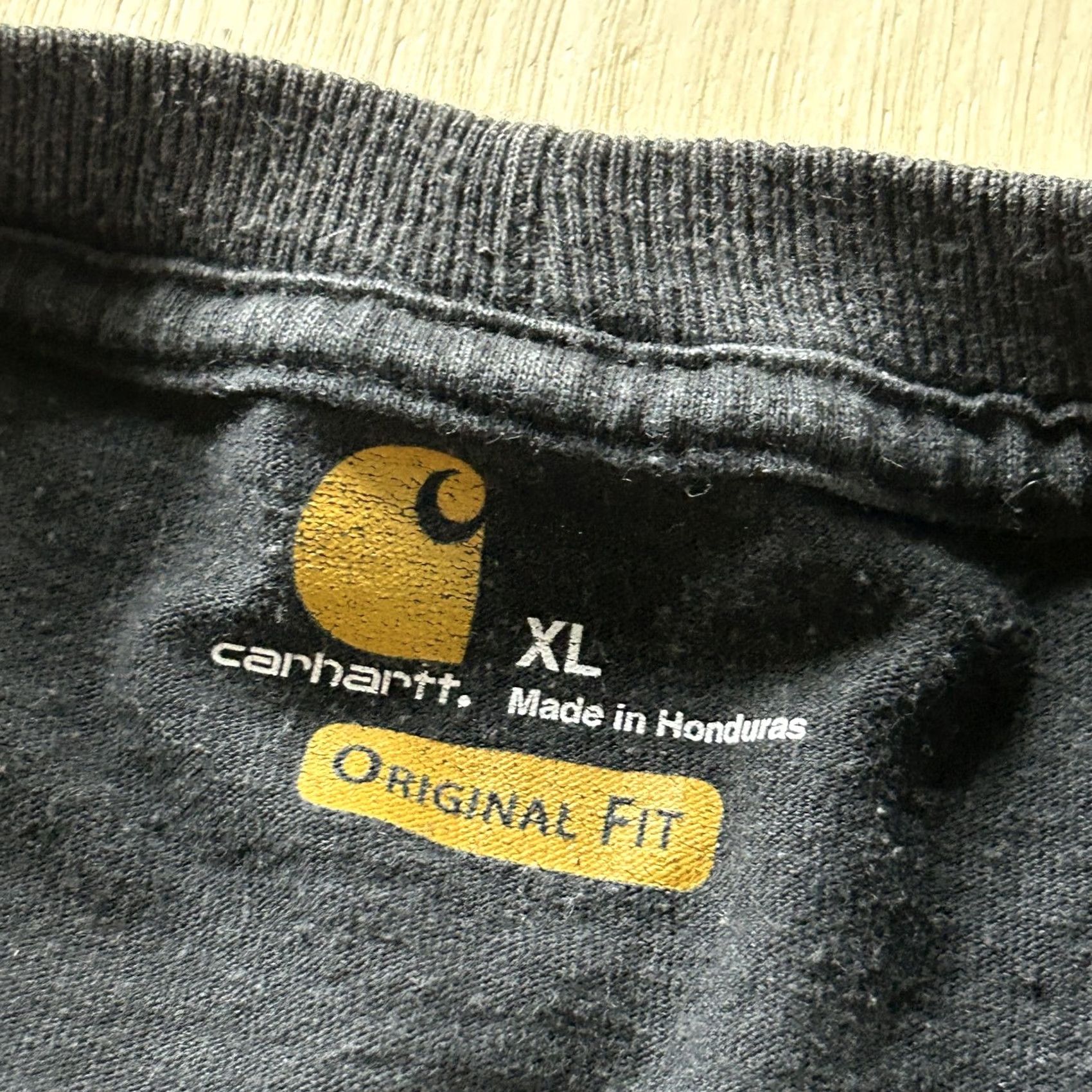 Carhartt Carhartt Shirt Mens XL Black Long Sleeve Pocket Workwear Tagless Tee T-Shirt Size US XL / EU 56 / 4 - 3 Thumbnail