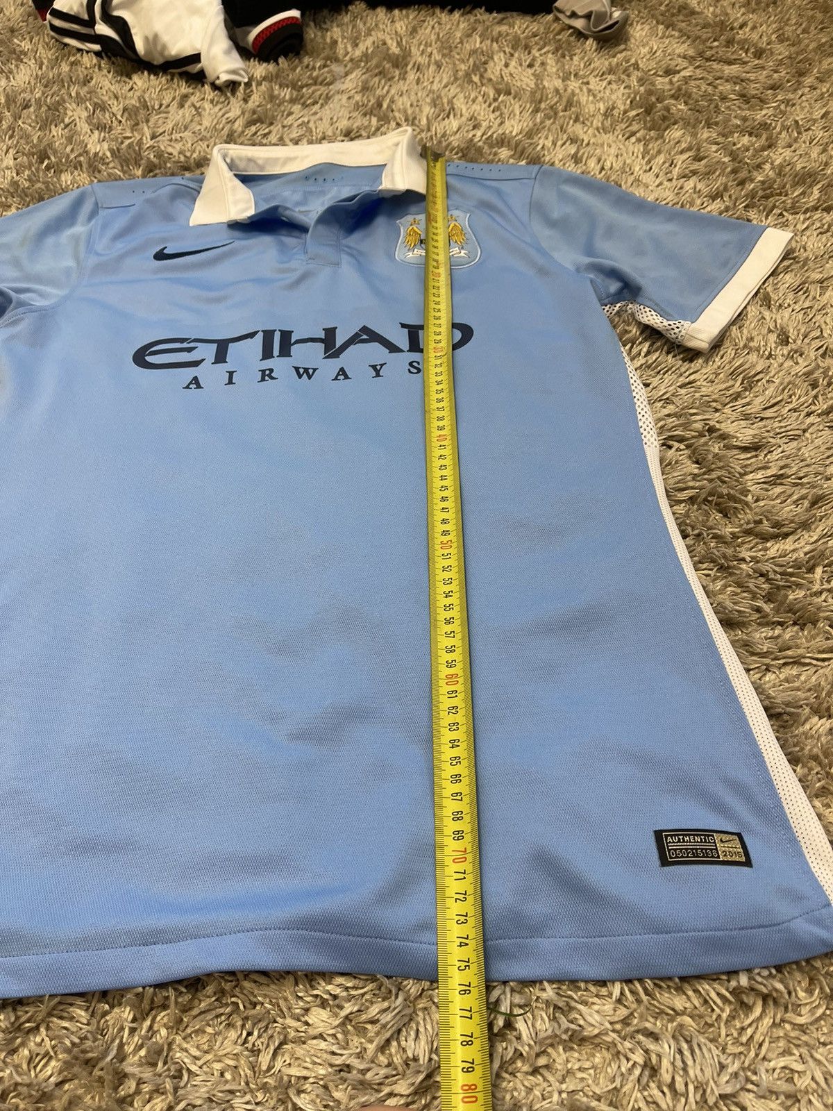 Nike Nike Manchester City Home 2015 2016 Jersey football shirt Size US L / EU 52-54 / 3 - 12 Thumbnail