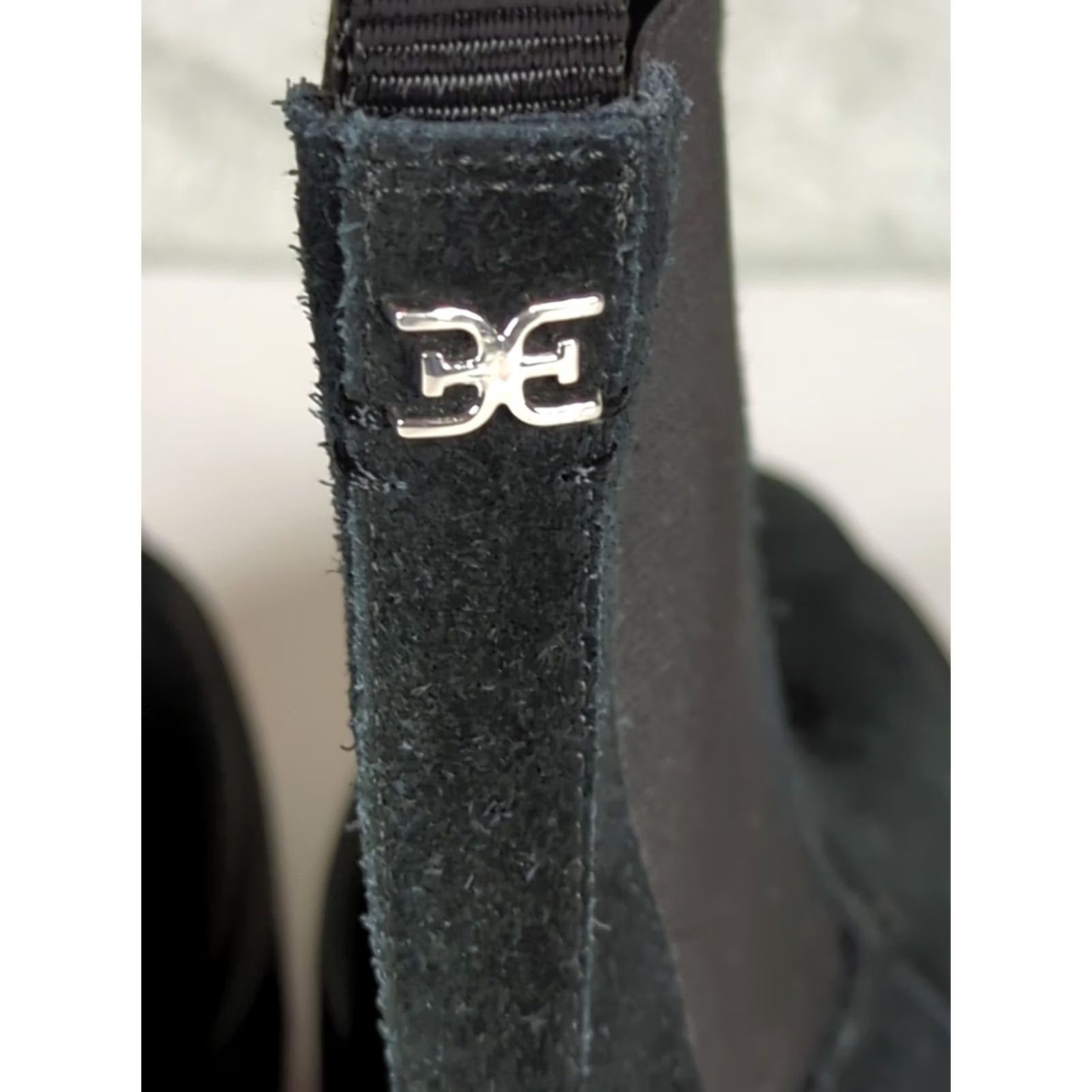 Sam Edelman Sam Edelman Boots Chelsea Jazmine Suede Black Size 7 Womens Size 7 M Chunky Lug Sole Ankle Pull On Block Heel Size US 7 / IT 37 - 5 Thumbnail