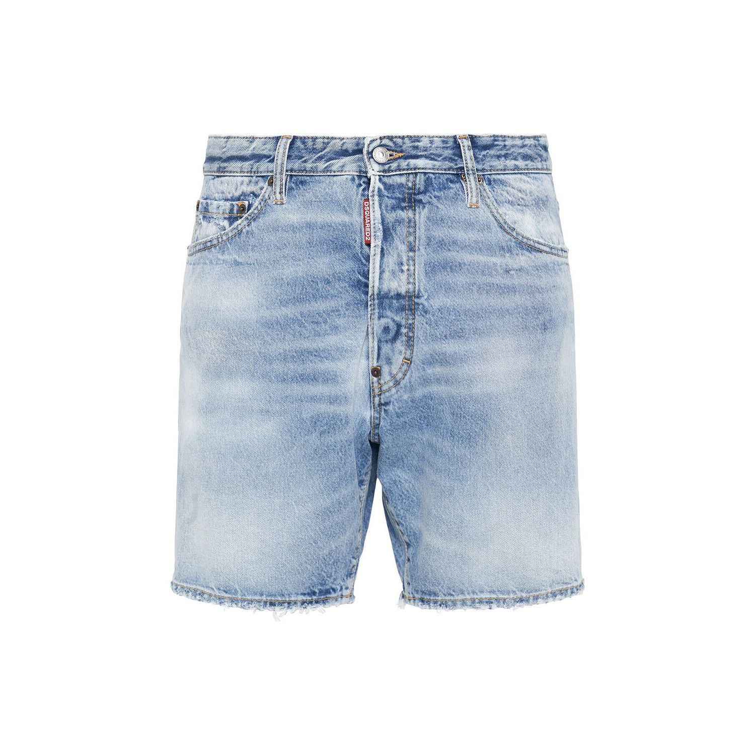 Dsquared2 DSQUARED2 Marine Blue Denim Shorts New & Authentic (Men's si Size US 40 / EU 56 - 1 Thumbnail