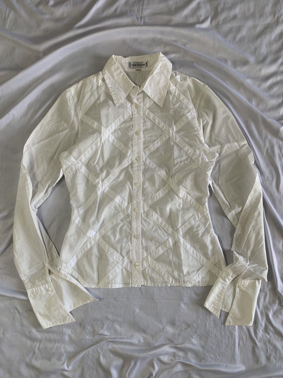 ANNE FONTAINE Japan brand Anne fortaine button up shirt Size S / US 4 / IT 40 - 10 Thumbnail