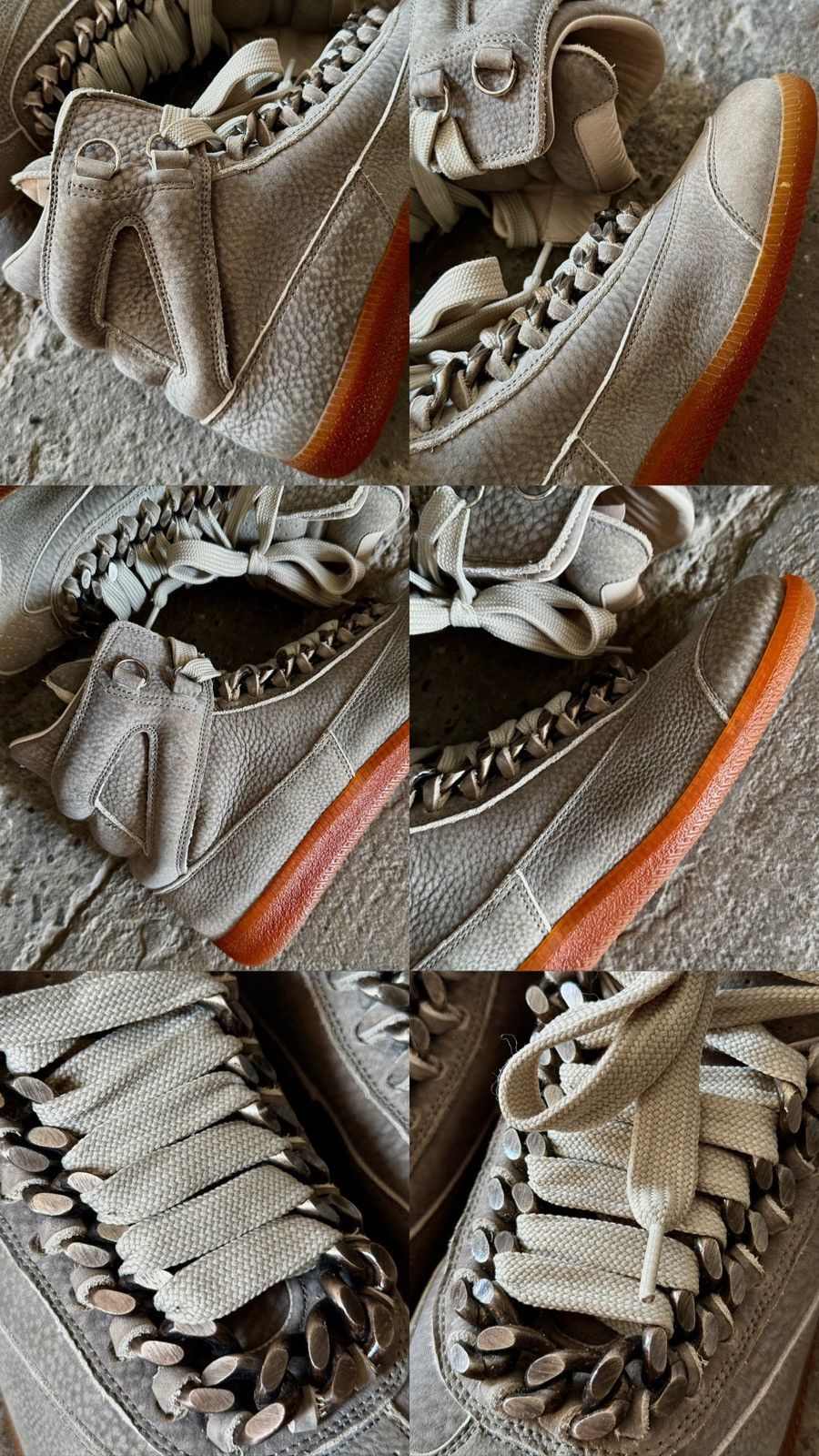 Maison Margiela Maison Margiela - FW11 - Bulldog Chain High Top Sneaker Size US 8 / EU 41 - 20 Thumbnail
