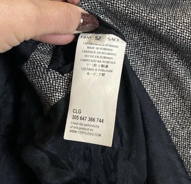 Versace Versace Collection Single Breasted Two-Buttons Blazer Jacket Size 52R - 9 Thumbnail
