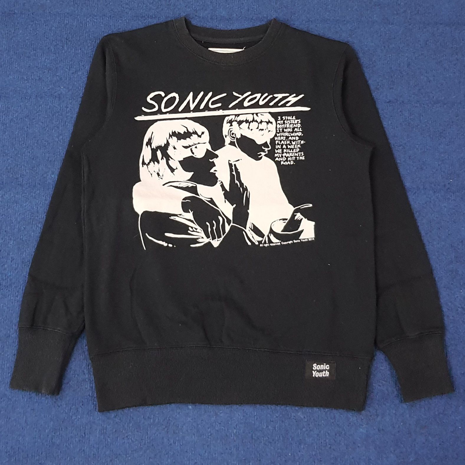 MOUSSY Vintage Sonic Youth AZUL by MOUSSY Band Sweatshirt C257N11 Size US XS / EU 42 / 0 - 1 Thumbnail