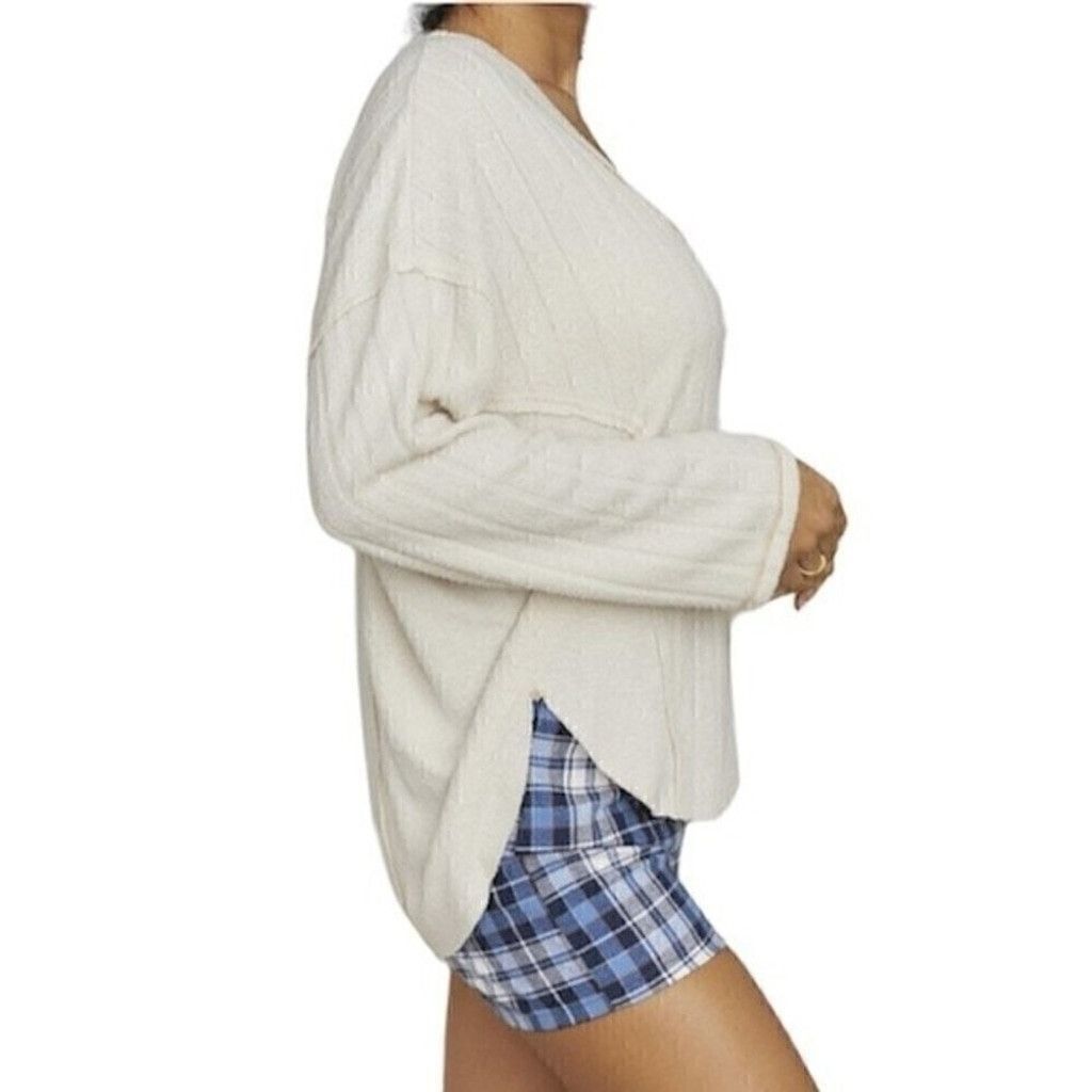 Urban Outfitters Urban Outfitters Neutral V-Neck Pullover, Relaxed Fit, Small Size S / US 4 / IT 40 - 3 Thumbnail
