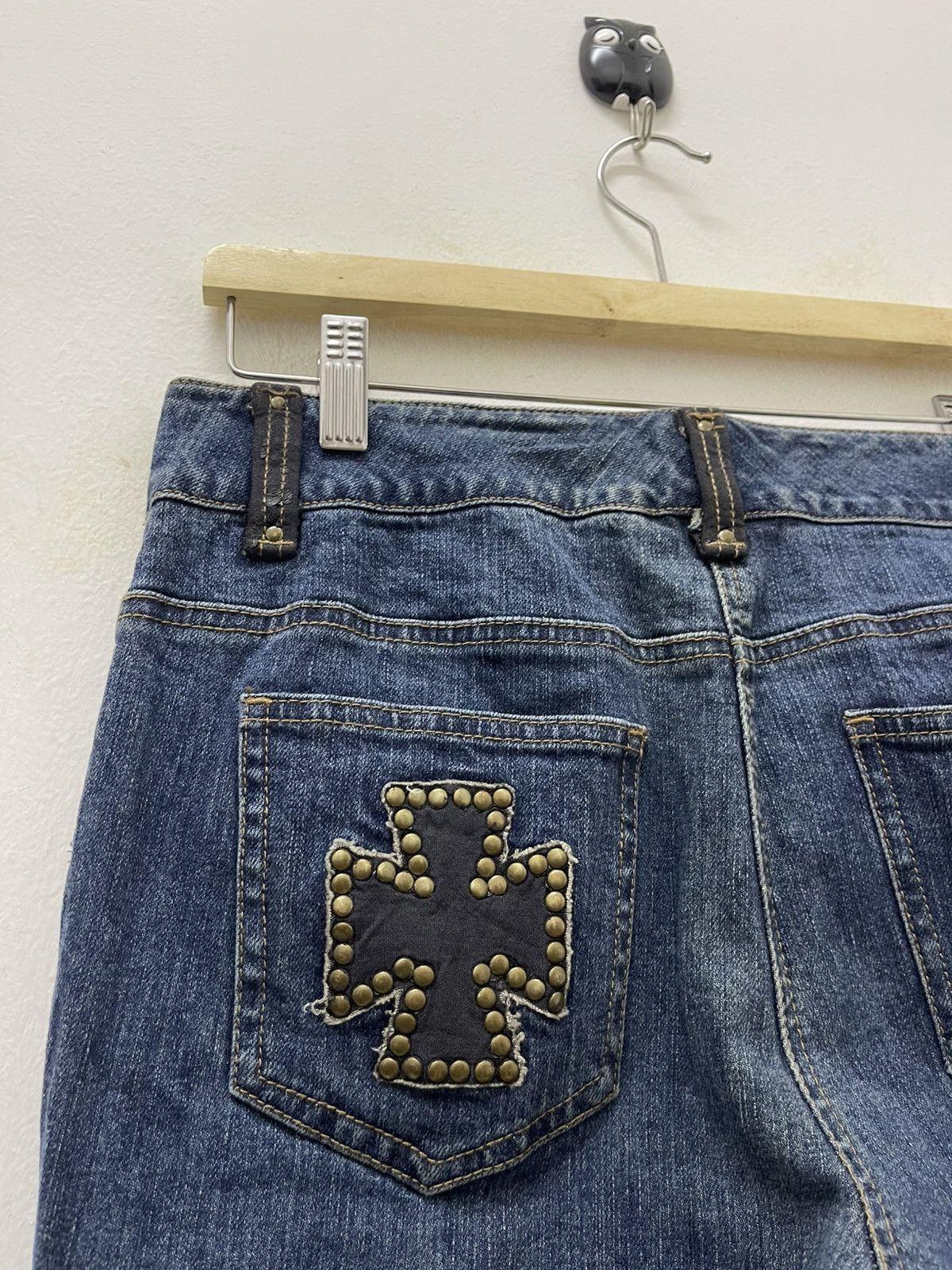 Seditionaries Rare Vintage INC Punk CH. Hearts Inspired Unisex Denim Size US 29 - 4 Thumbnail