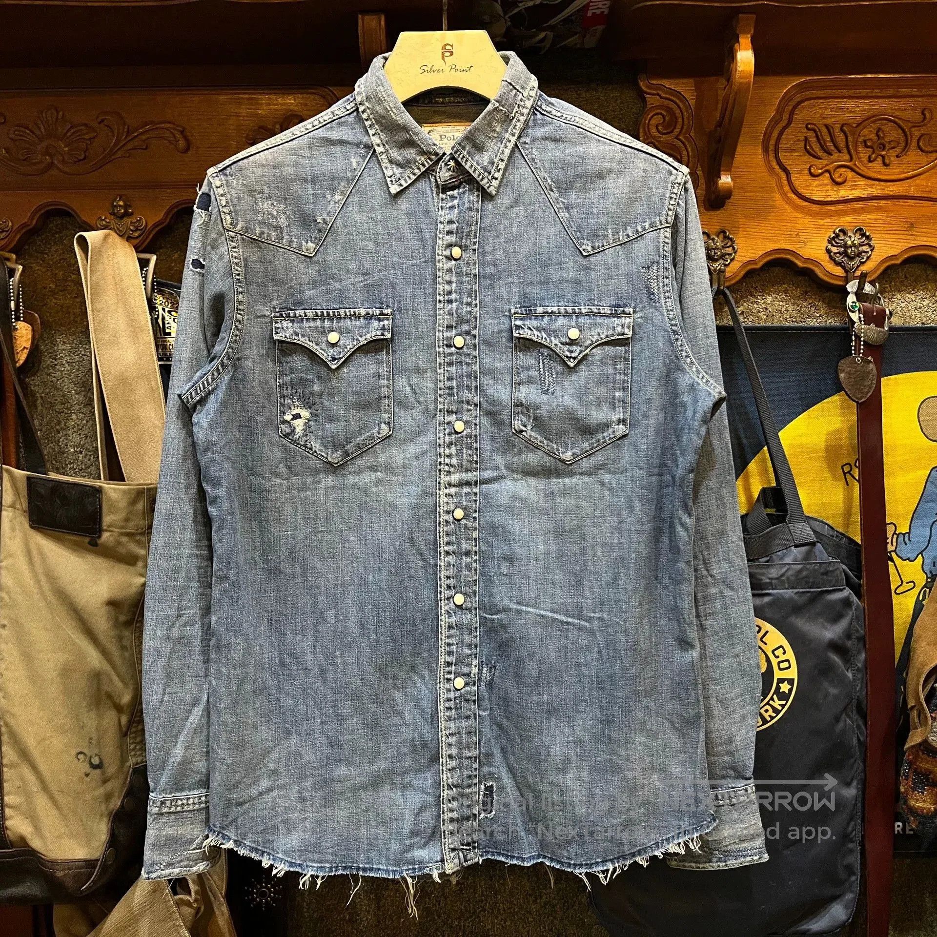 RRL Ralph Lauren Ralph Lauren RRL Distressed Cowboy Shirt. Size US M / EU 48-50 / 2 - 1 Thumbnail