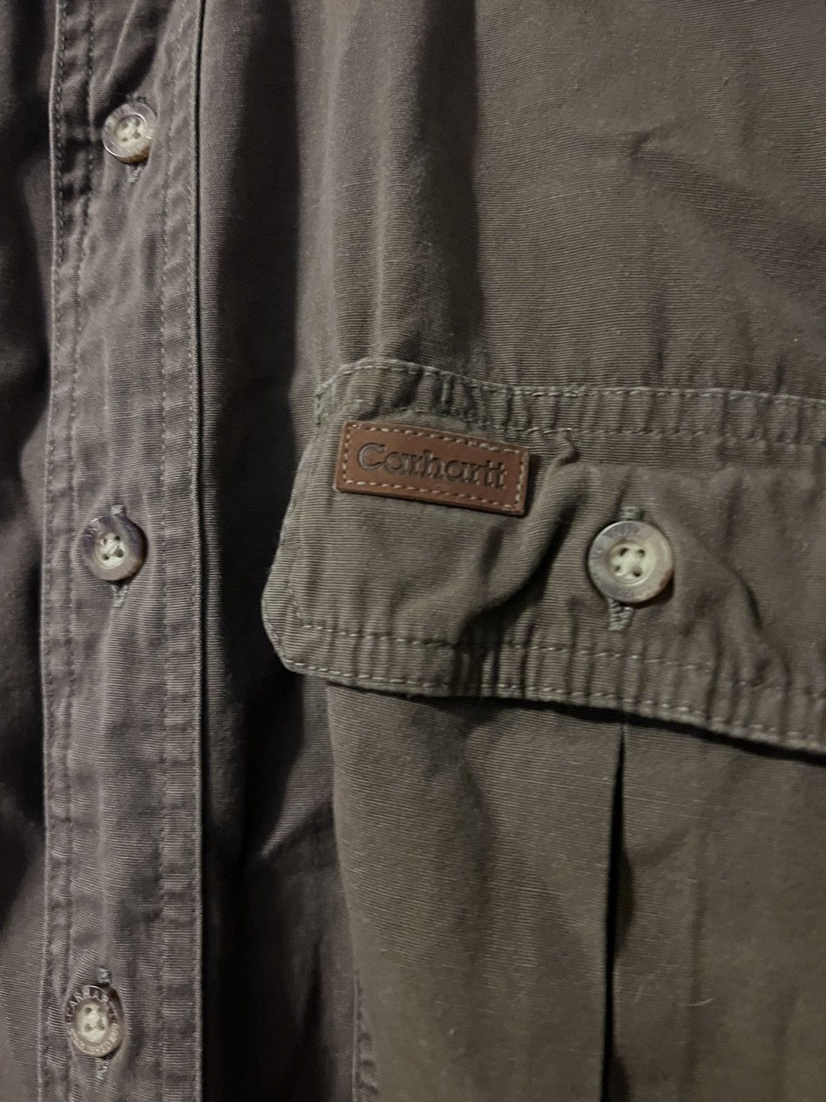 Carhartt × Vintage Carhartt Vintage Brown Button up shirt Size US S / EU 44-46 / 1 - 2 Thumbnail
