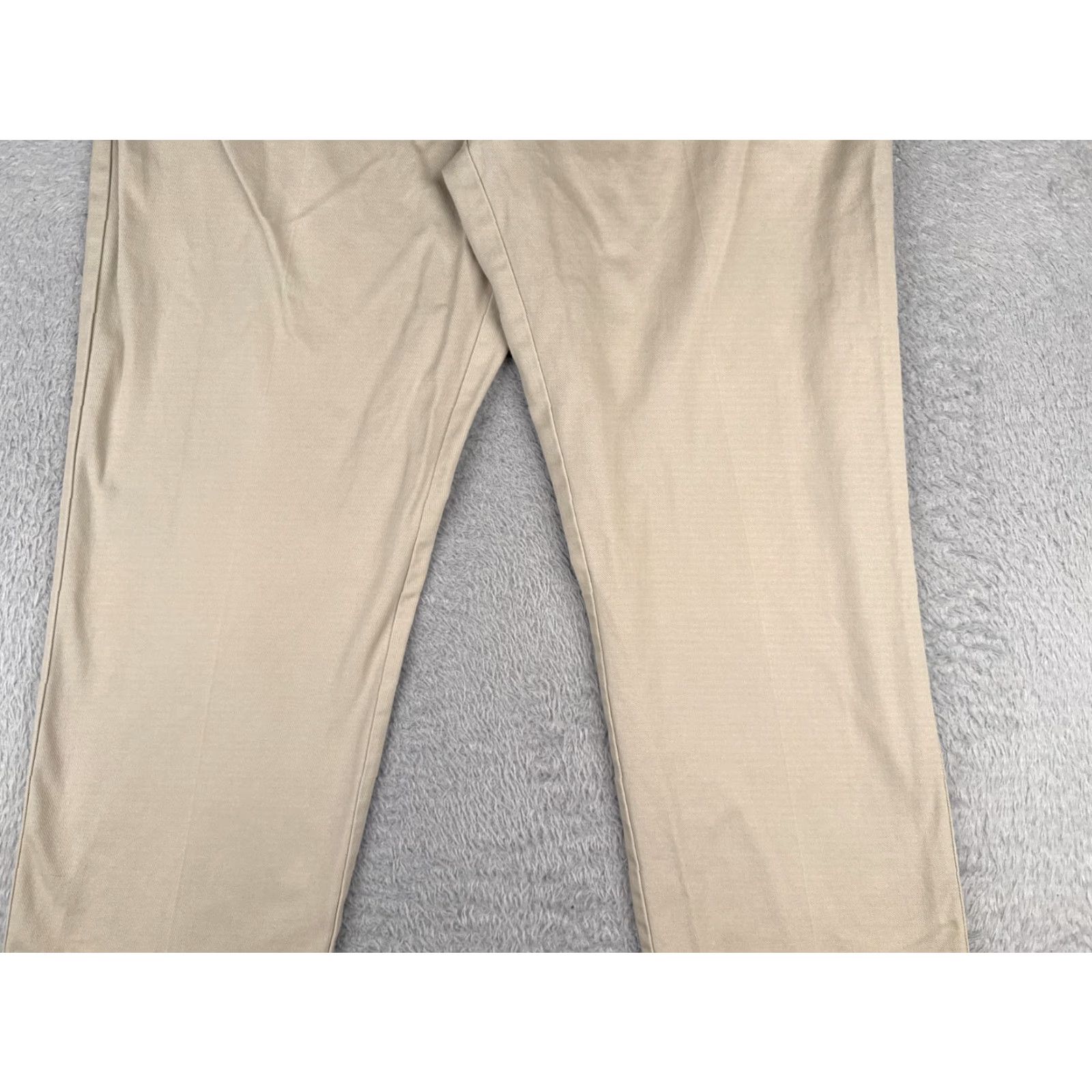 Tommy Hilfiger Tommy Hilfiger Pants Mens 36 Beige Pleated Front Khaki Cotton Twill Casual 36x32 Size US 36 / EU 52 - 3 Thumbnail