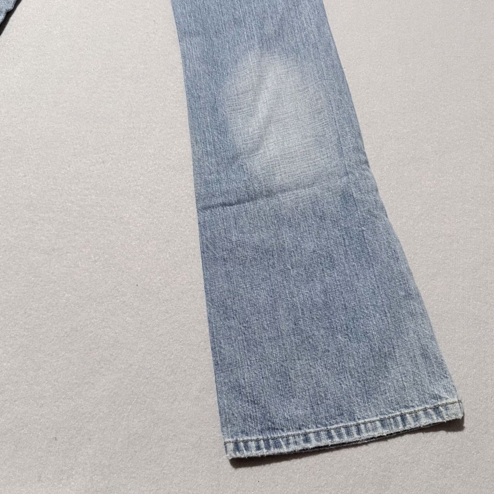 Buffalo David Bitton Buffalo Bootcut Jeans Women's Blue Denim Distressed Slit Ankle 26 Jeans Size 26" / US 2 / IT 38 - 6 Thumbnail