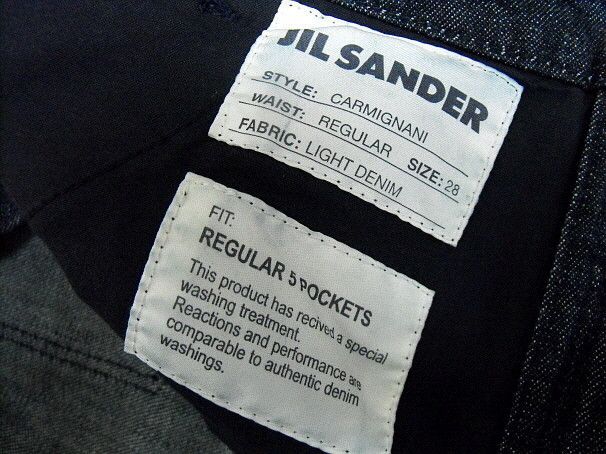 Jil Sander jil sander carmignani 시그니쳐 생지 데님 Size 28" / US 6 / IT 42 - 9 Thumbnail