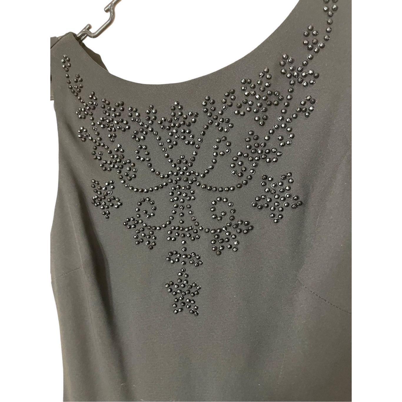 Other SL Fashions Vintage Bead Accent Cowl Back Cocktail Dress Siz Size L / US 10 / IT 46 - 5 Thumbnail