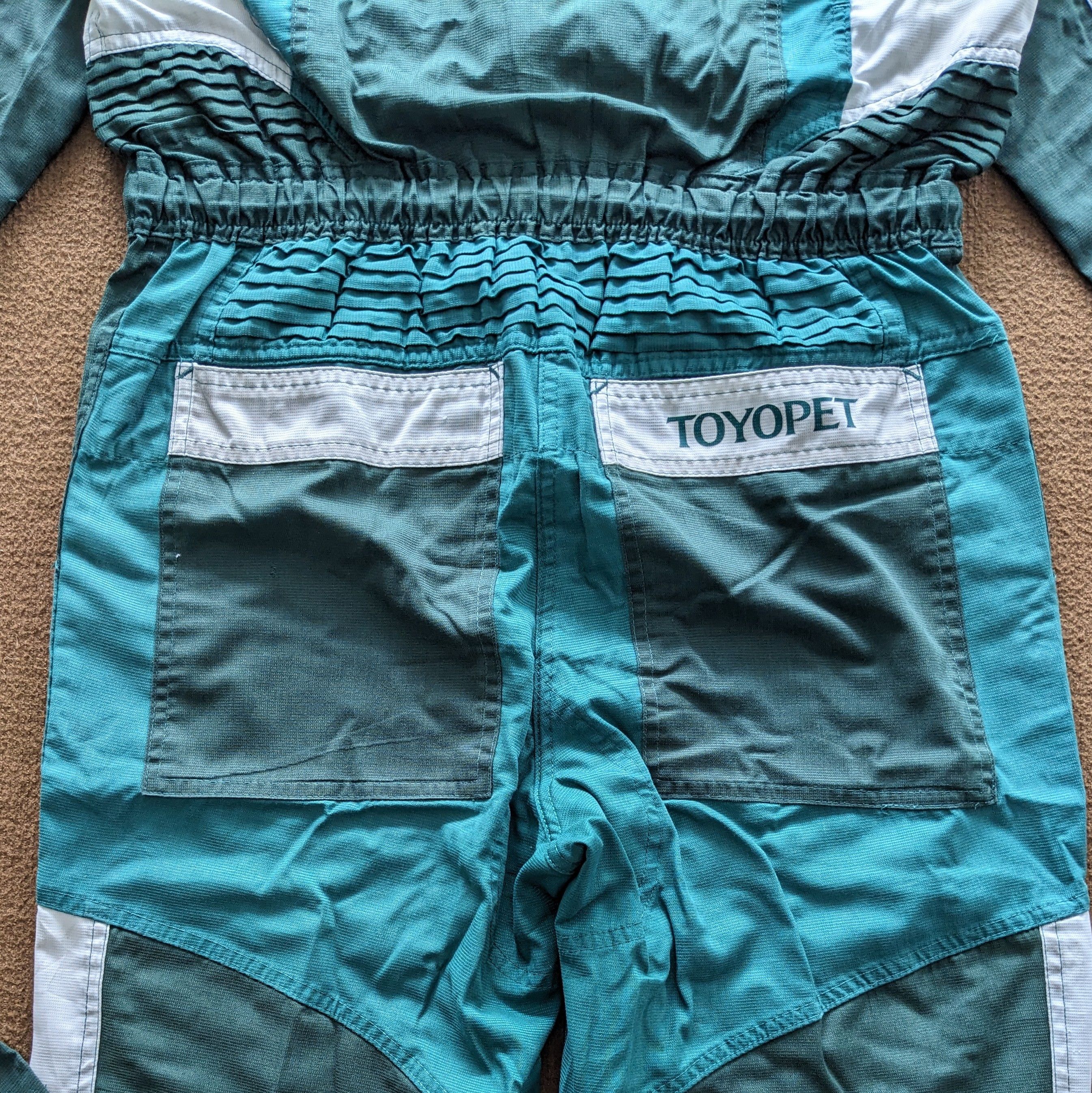 Vintage Vintage TOYOTA TOYOPET Japanese Coverall Workwear Jacket Size US S / EU 44-46 / 1 - 2 Thumbnail