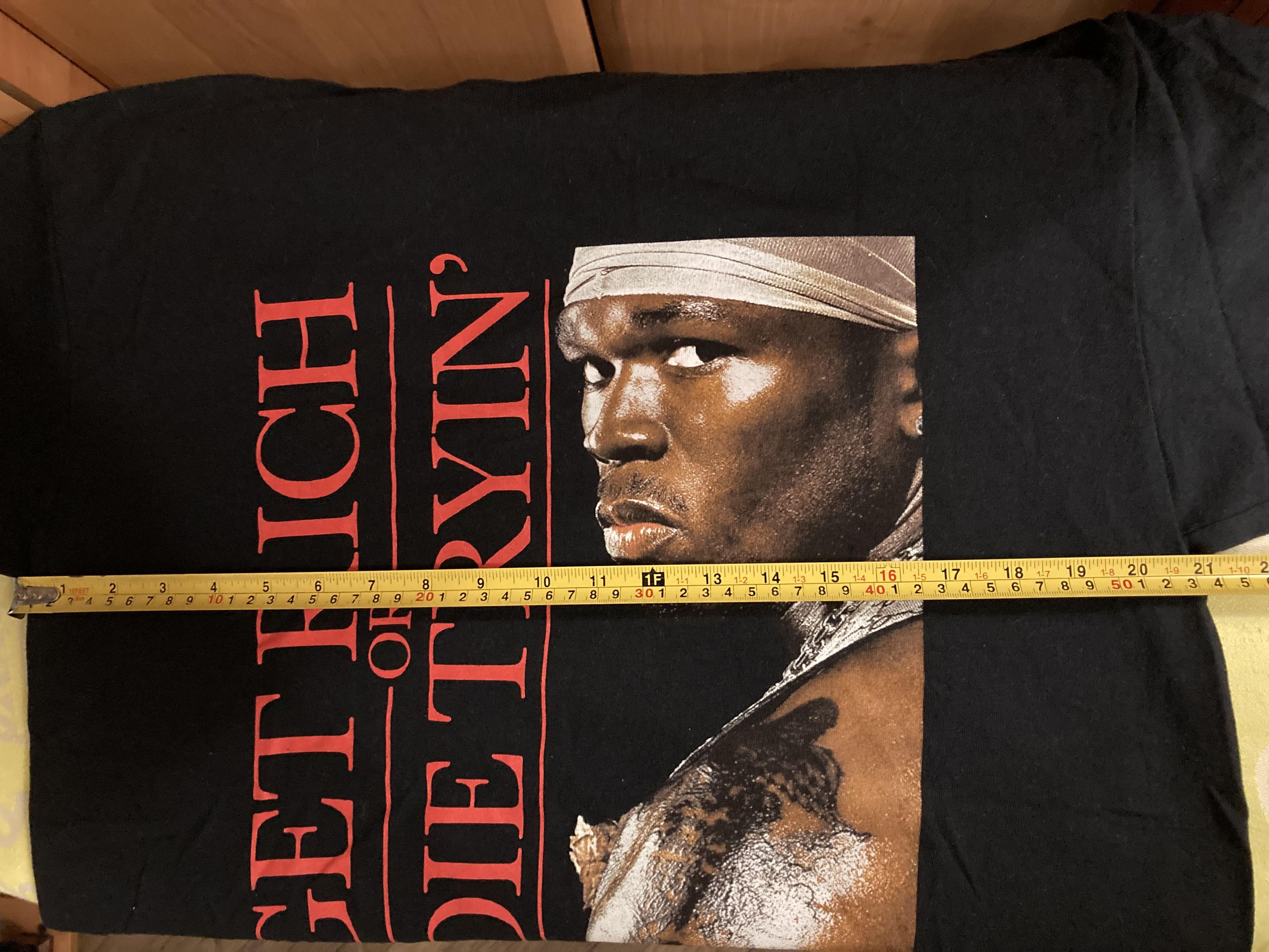 50 Cent × Rap Tees 50 Cent 20 Years Later Concert Tour T-shirt Size US L / EU 52-54 / 3 - 7 Thumbnail