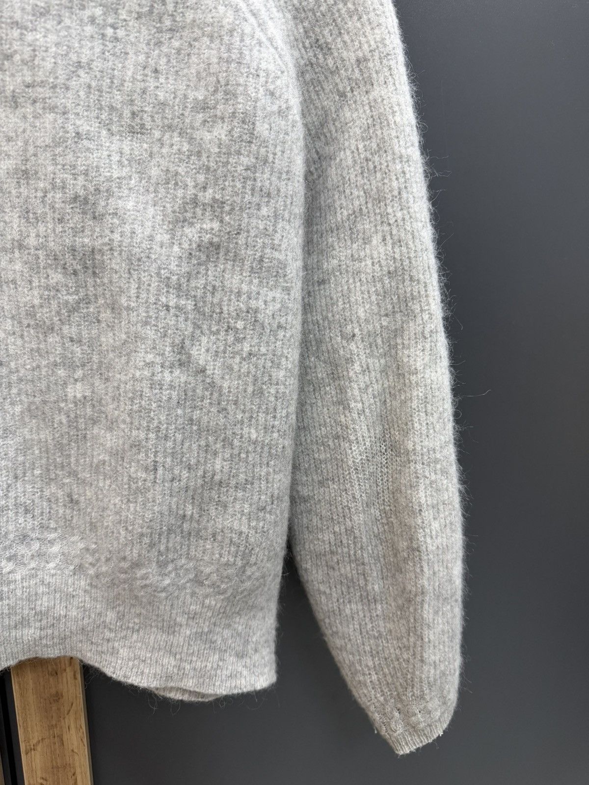 Sezane Sezane La Maille Grey Baby Alpaca Blend Sweater Womens XS Size XS / US 0-2 / IT 36-38 - 14 Thumbnail