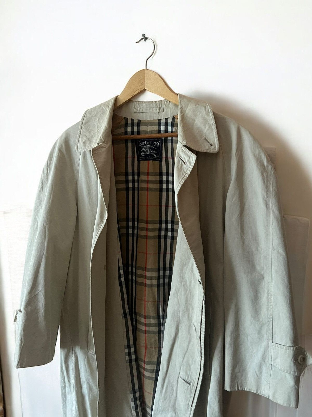 Burberry Prorsum × Vintage BURBERRY’S PRORSUM 90s VINTAGE TRENCH COAT NOVA CHECK CLOAK Size M / US 6-8 / IT 42-44 - 6 Thumbnail