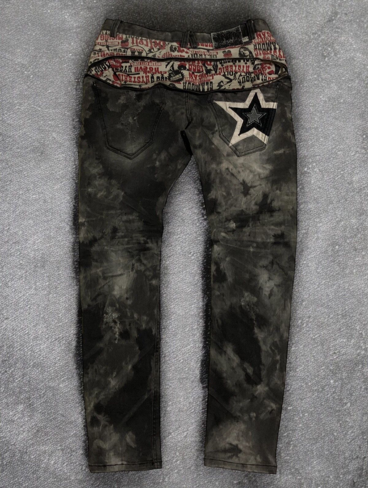 Hysteric Glamour × If Six Was Nine × Japanese Brand More Core Division Acid Wash Jeans - Like A Hysteric Glamour Size US 32 / EU 48 - 1 Thumbnail