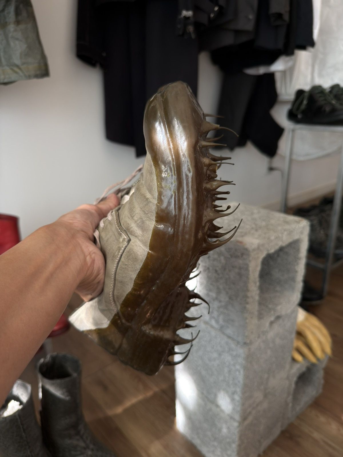 Carol Christian Poell Carol Christian Poell O.D Goodyear Drip Rubber Derby Size US 9 / EU 42 - 4 Thumbnail