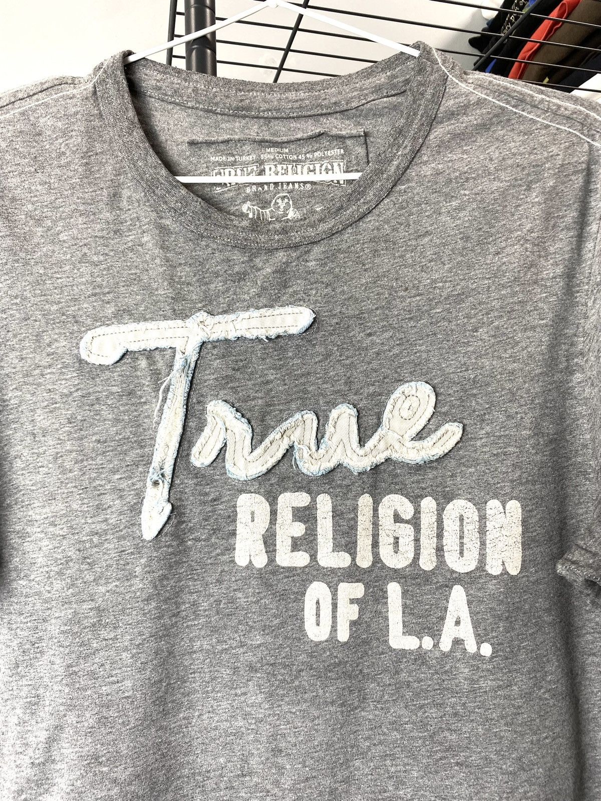True Religion Vintage True Religion T Shirt Japan Style Hype Y2K Size US M / EU 48-50 / 2 - 2 Thumbnail