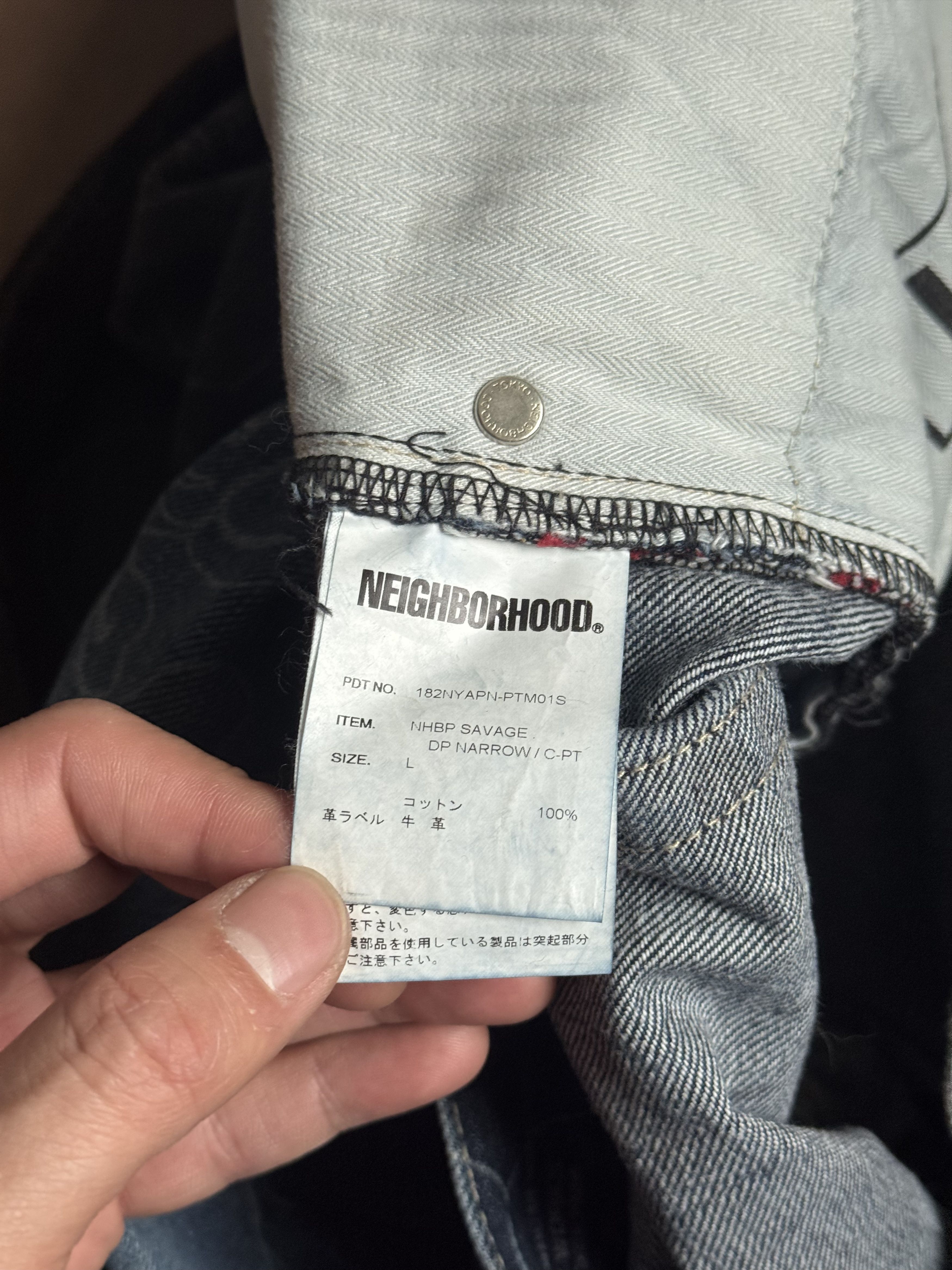 Bape × Neighborhood Bape x Neighborhood DP Jeans Size L 36 Size US 36 / EU 52 - 15 Thumbnail