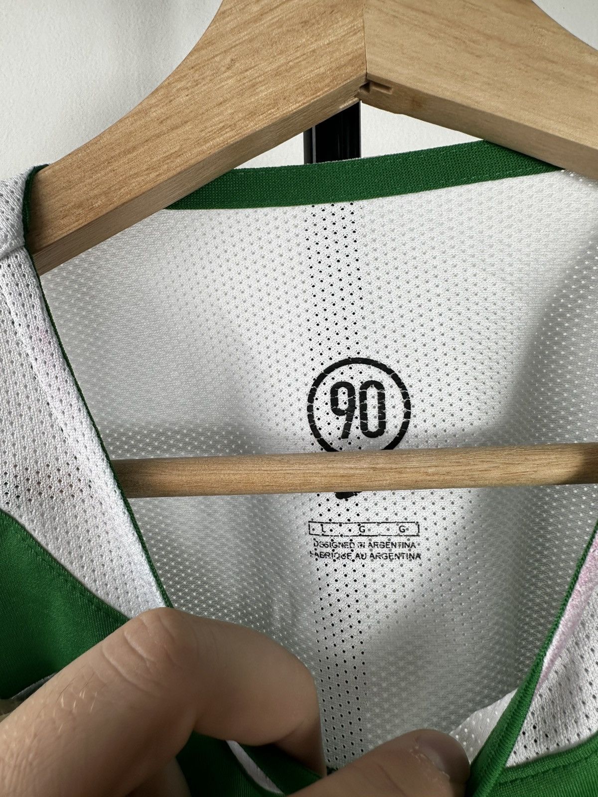 Nike Vintage Mexico 2004-06 Home Jersey Nike Total 90 T90 Size L Size US L / EU 52-54 / 3 - 4 Thumbnail