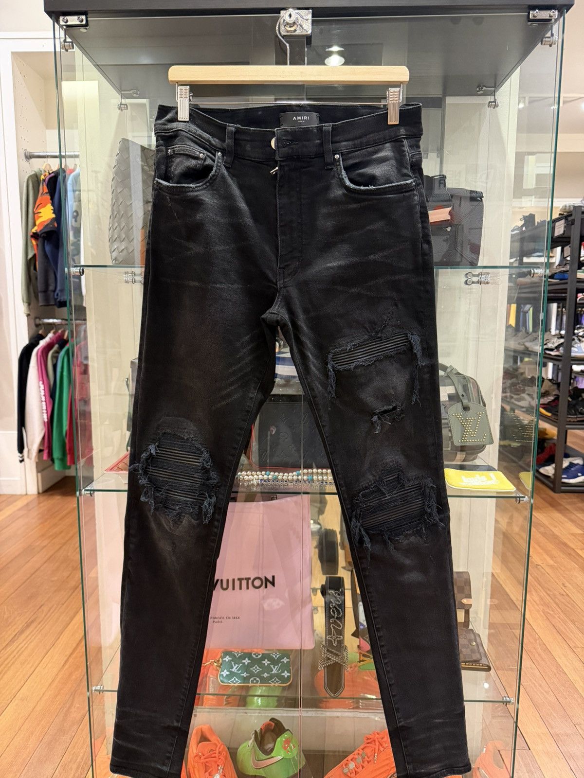 Amiri Amiri Antique Black Playboy MX1 Jeans 31-34 | Grailed
