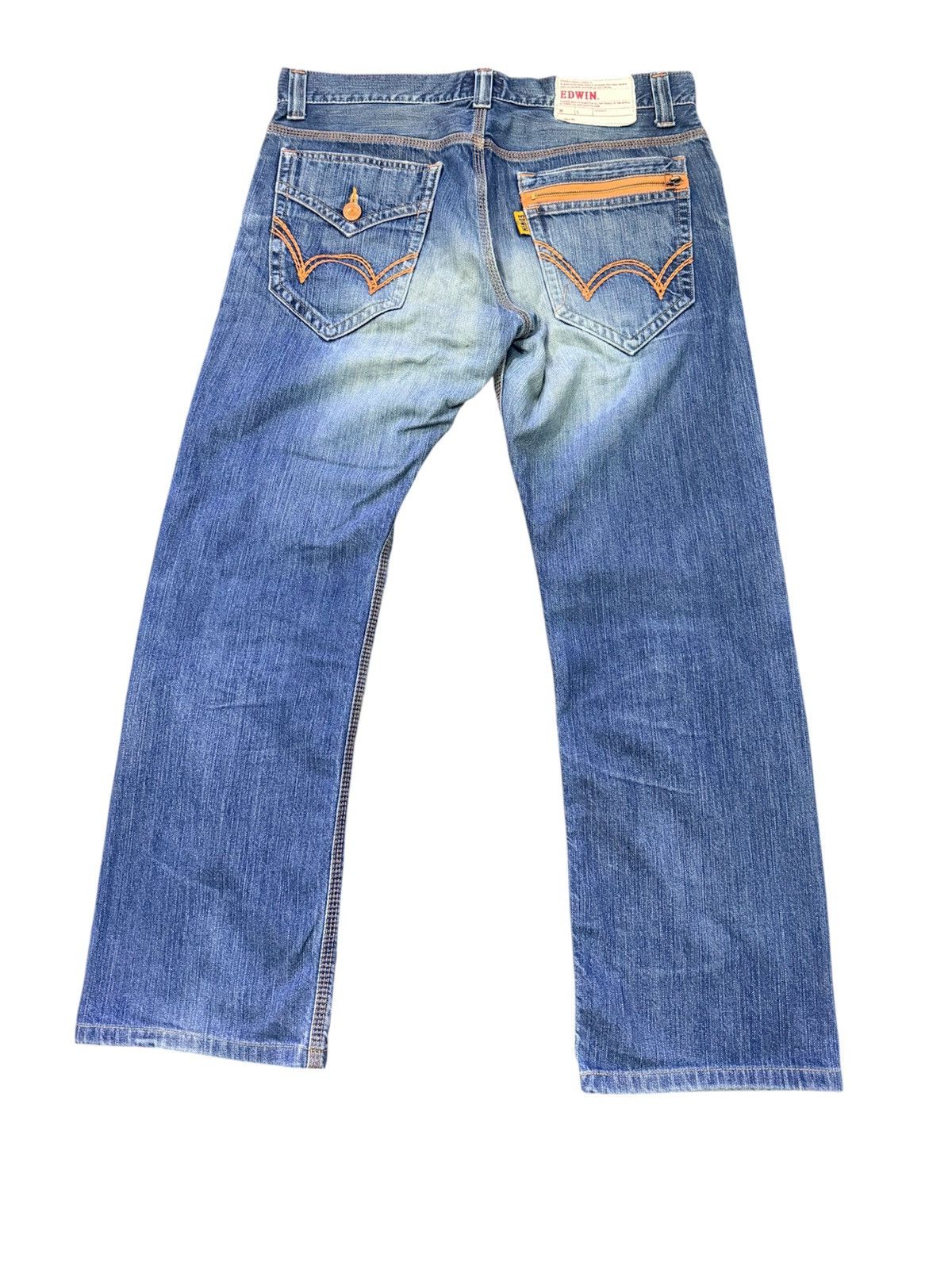 Edwin Vintage Distressed Edwin 403 XVS Denim Japanese Brand Size US 38 / EU 54 - 1 Thumbnail