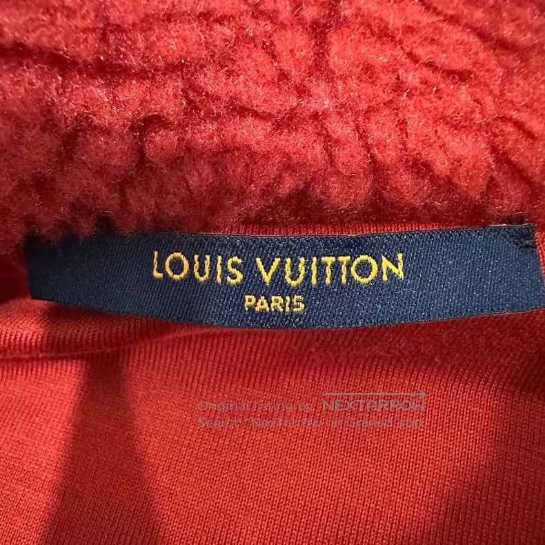 Louis Vuitton Louis Vuitton White and red checkerboard teddy jacket Size US XXL / EU 58 / 5 - 4 Thumbnail