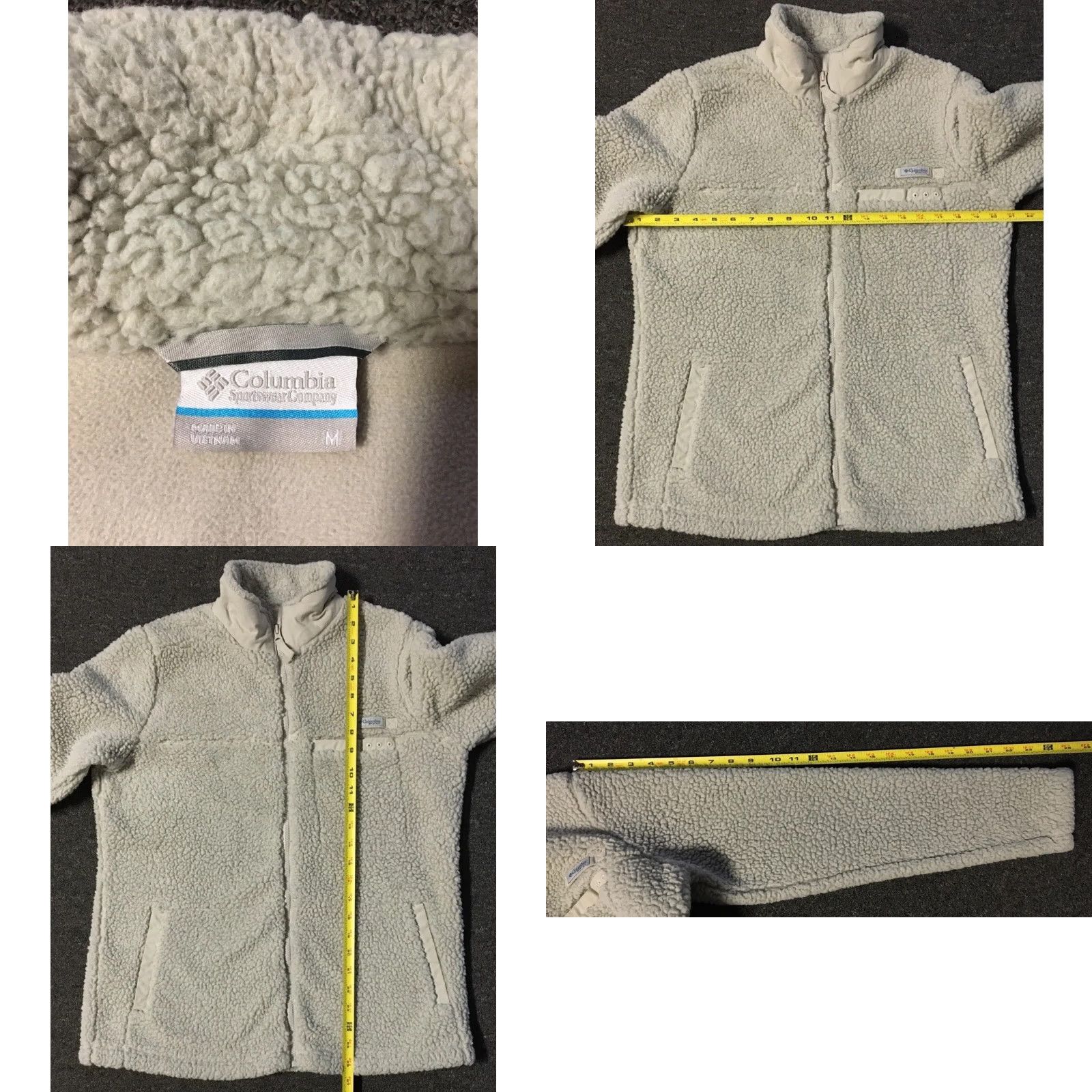 Vintage VINTAGE Columbia Deep Pile Sherpa Fleece Jacket M Gray Unisex Adults Regular Size Jacket Climbing Ski Snow 90s Grunge Oregon? Size US M / EU 48-50 / 2 - 8 Thumbnail