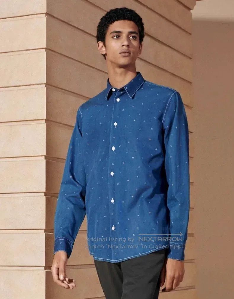 Hermes Hermes size 39 Unisex denim shirt Size US XS / EU 42 / 0 - 8 Thumbnail