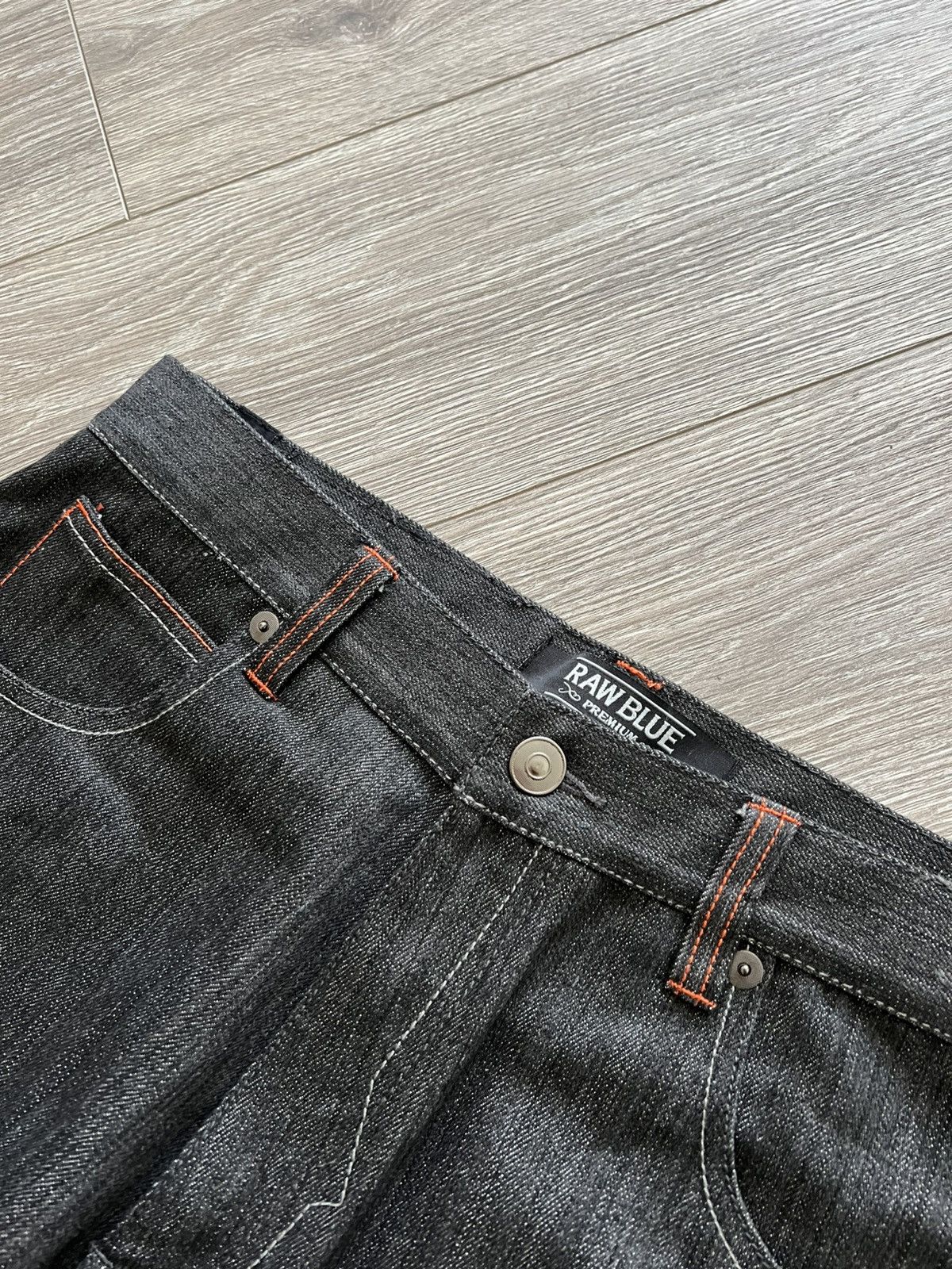 Vintage Vintage Raw Blue Pants Jeans Size US 34 / EU 50 - 12 Thumbnail