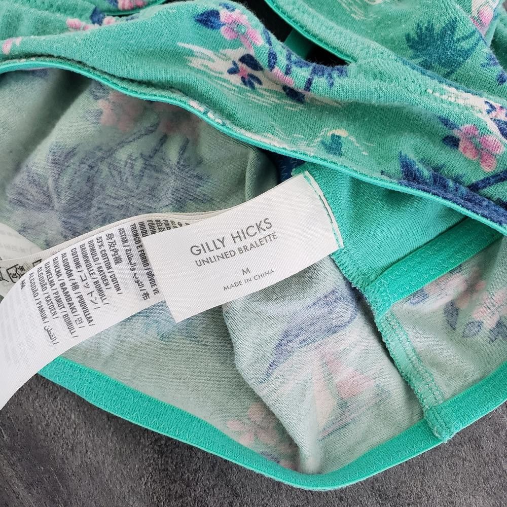Designer Multicolored Floral Detailed GH Bralette Size ONE SIZE - 3 Thumbnail