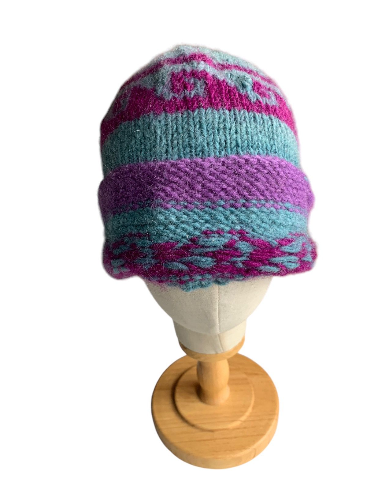 Japanese Brand × Kapital × Vintage Knitted Crochet Wool Winter Sessions Rare Desgn Big Hats Size ONE SIZE - 7 Thumbnail