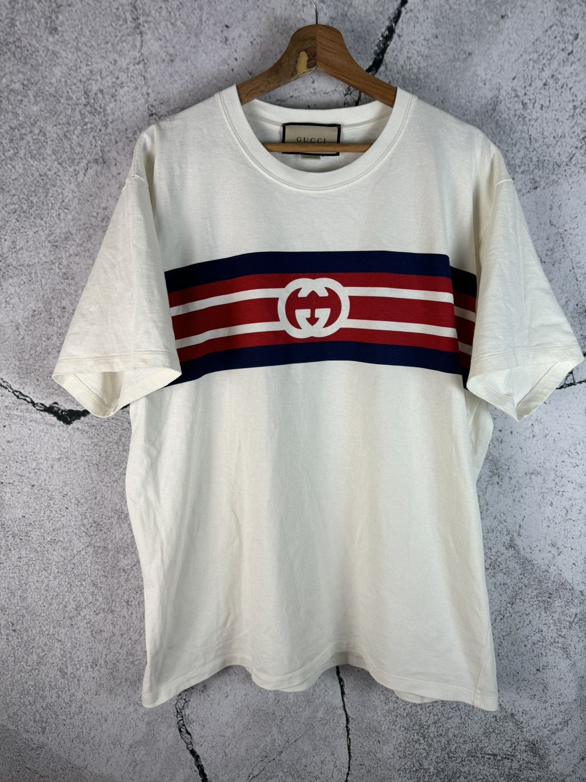 Gucci Gucci Logo T Shirt Size US M / EU 48-50 / 2 - 1 Thumbnail