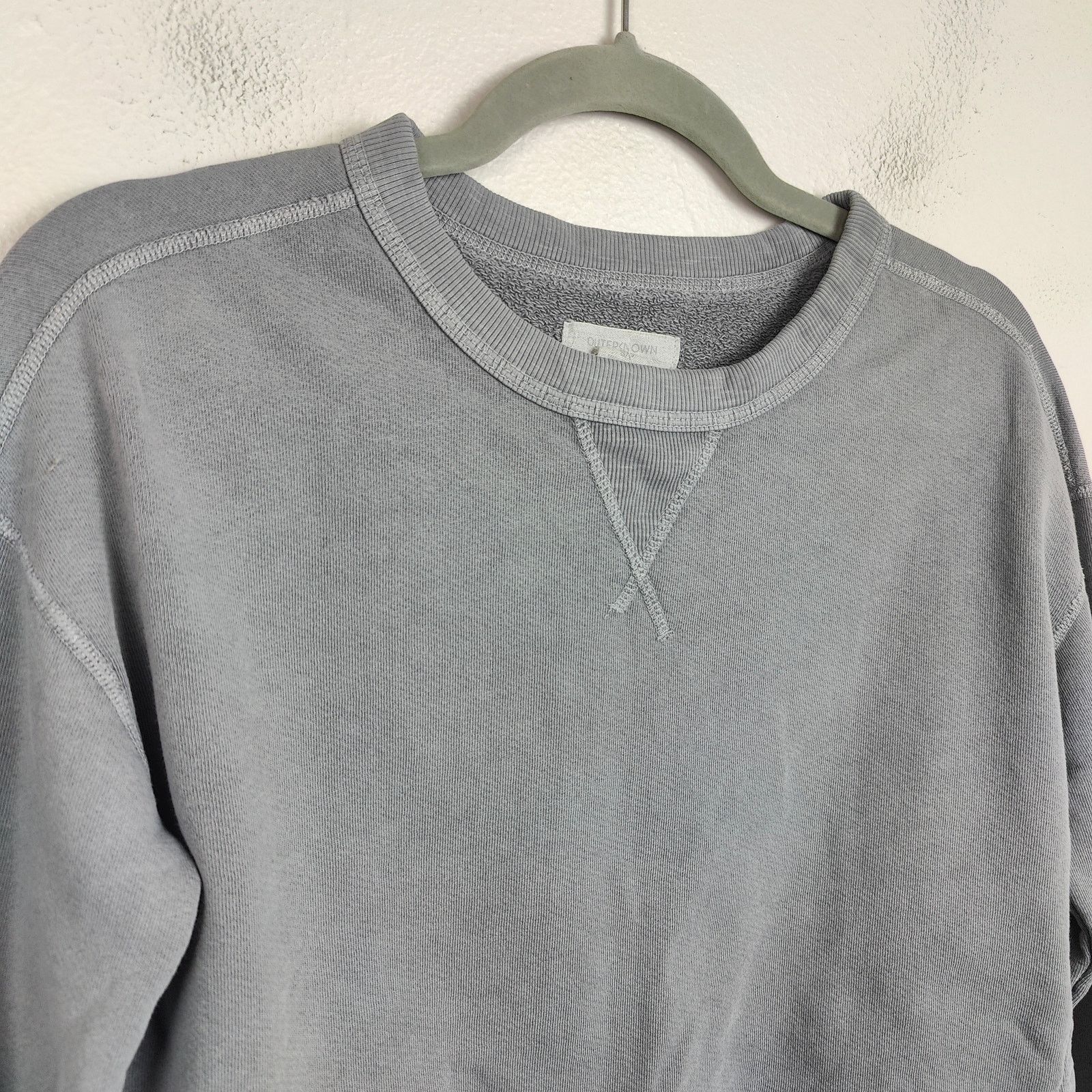 Outerknown Outerknown Solstice Cutaway Crew Sweatshirt Women Small Gray Size S / US 4 / IT 40 - 2 Thumbnail
