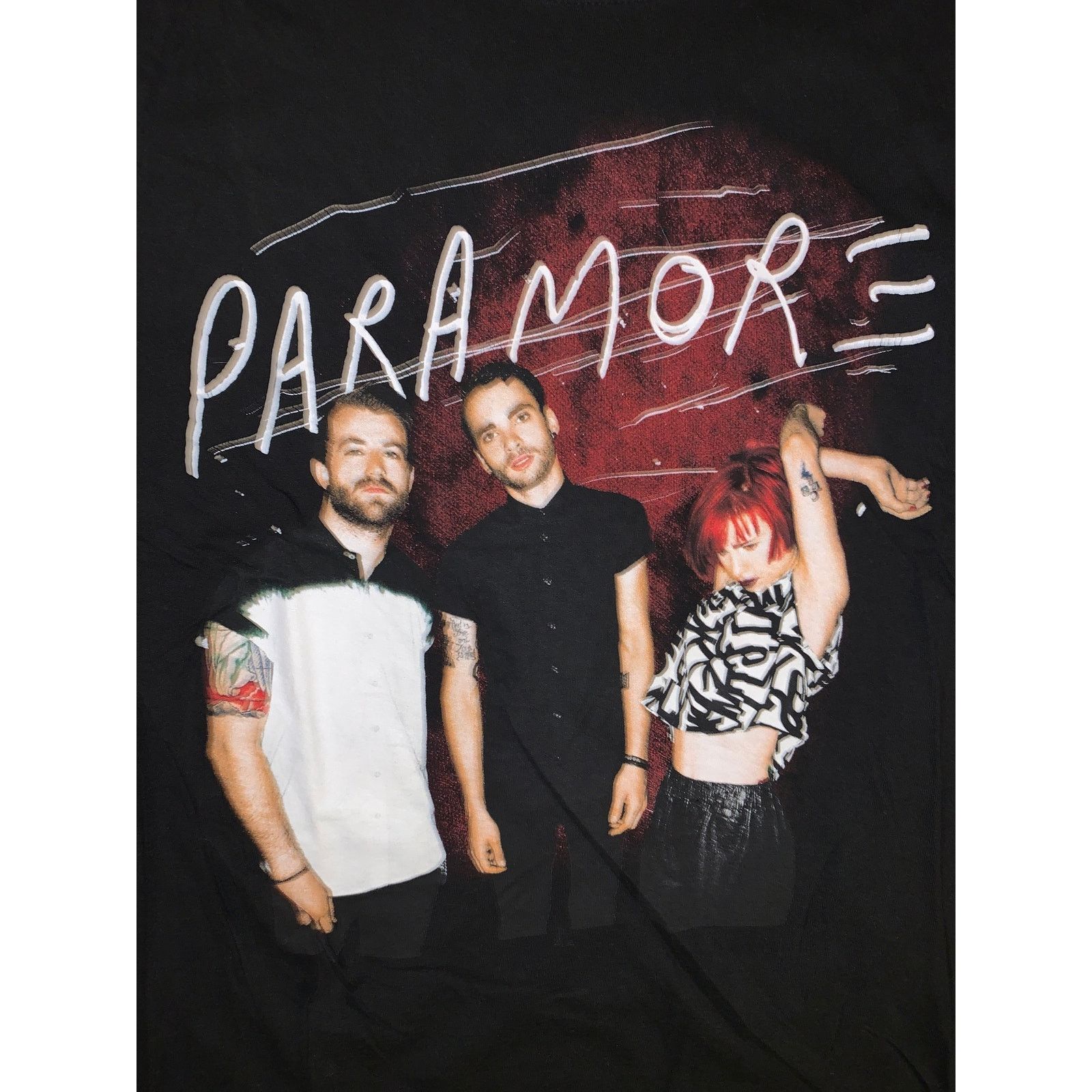 Band Tees Paramore Band T Shirt Paper Thin Black Emo Baby Tee XS S Size S / US 4 / IT 40 - 2 Thumbnail