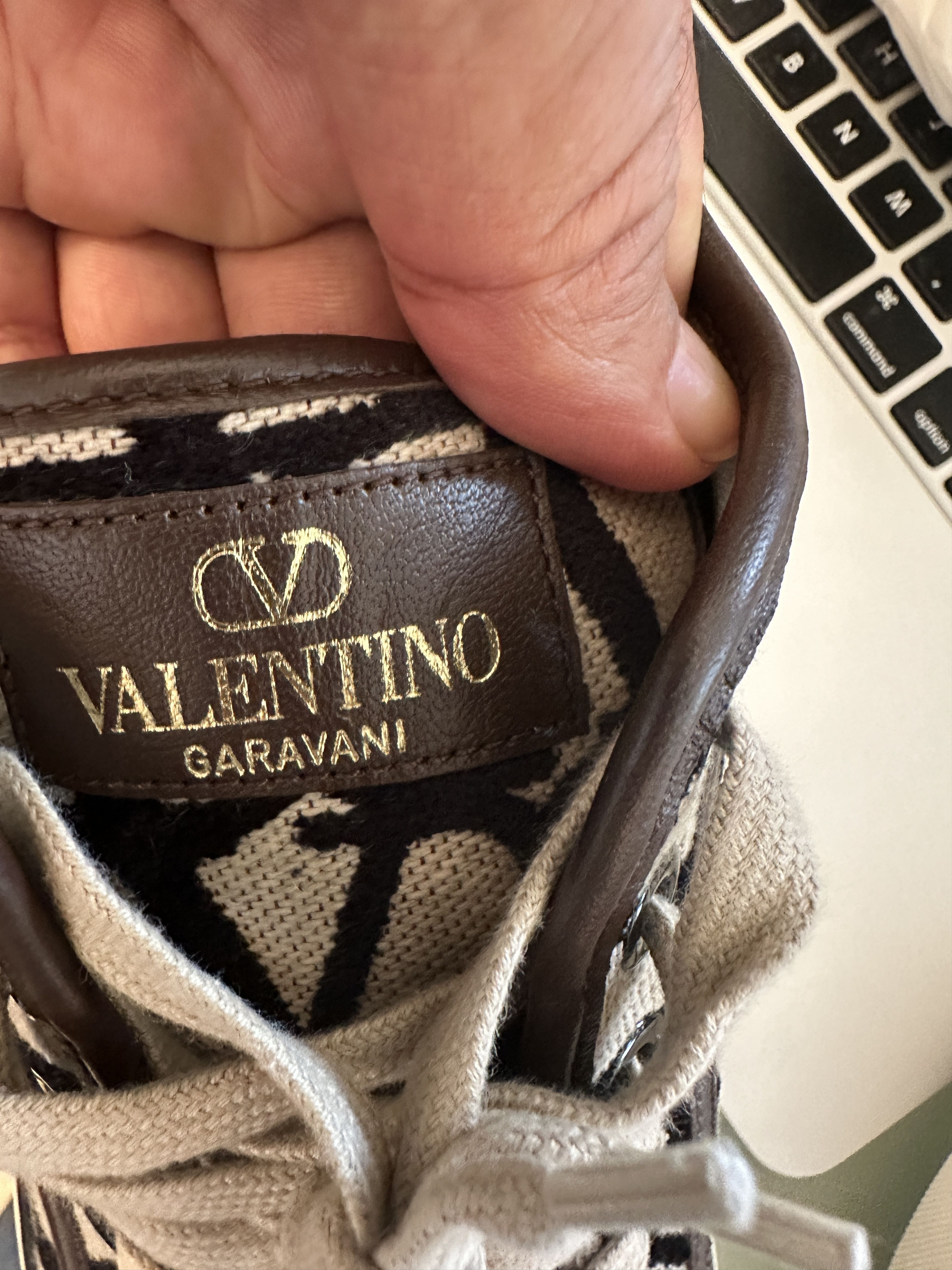 Valentino TOILLE ICONOGRAPH SNEAKER Size US 11 / EU 44 - 6 Thumbnail