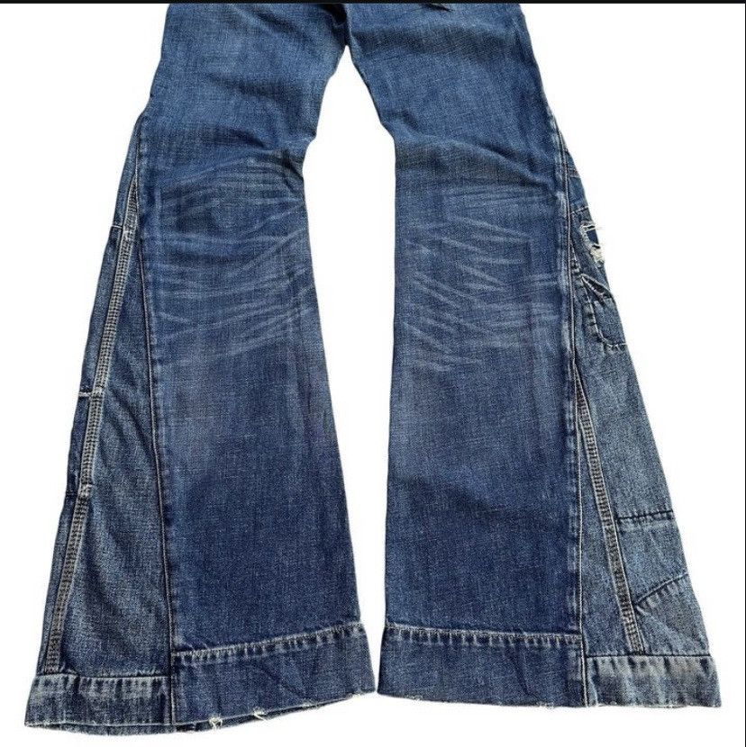 If Six Was Nine × Japanese Brand × Le Grande Bleu (L.G.B.) 💥Rare💥 Flare Ralph Lauren Patch Work Jeans Size US 28 / EU 44 - 7 Thumbnail