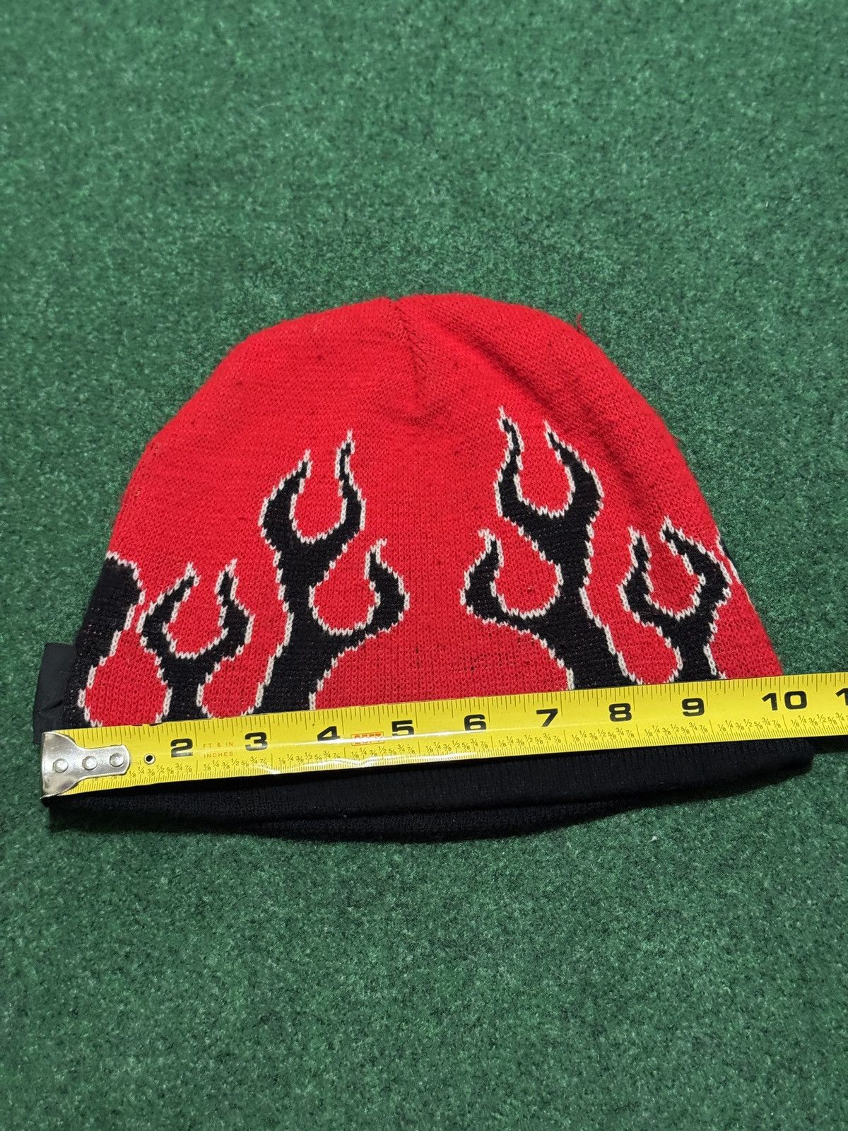 Vintage Vintage Dodge NASCAR 90s Y2K Flames Skull Cap Beanie Size ONE SIZE - 5 Thumbnail