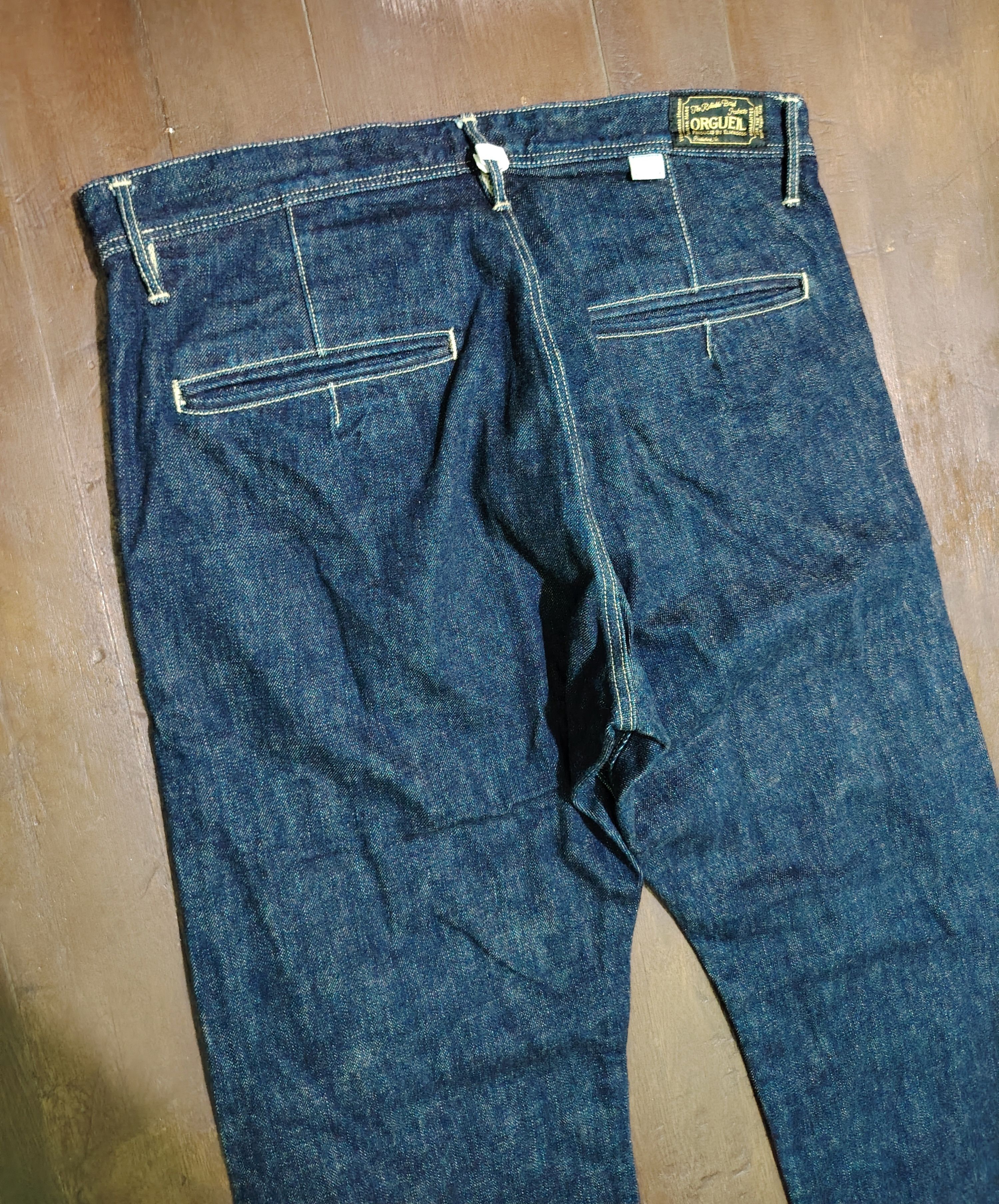 Orgueil ORGUEIL-STUDIO DARTISAN-Lot OR - 1006 Eral 55 - DenimTrouser Size US 31 - 10 Thumbnail