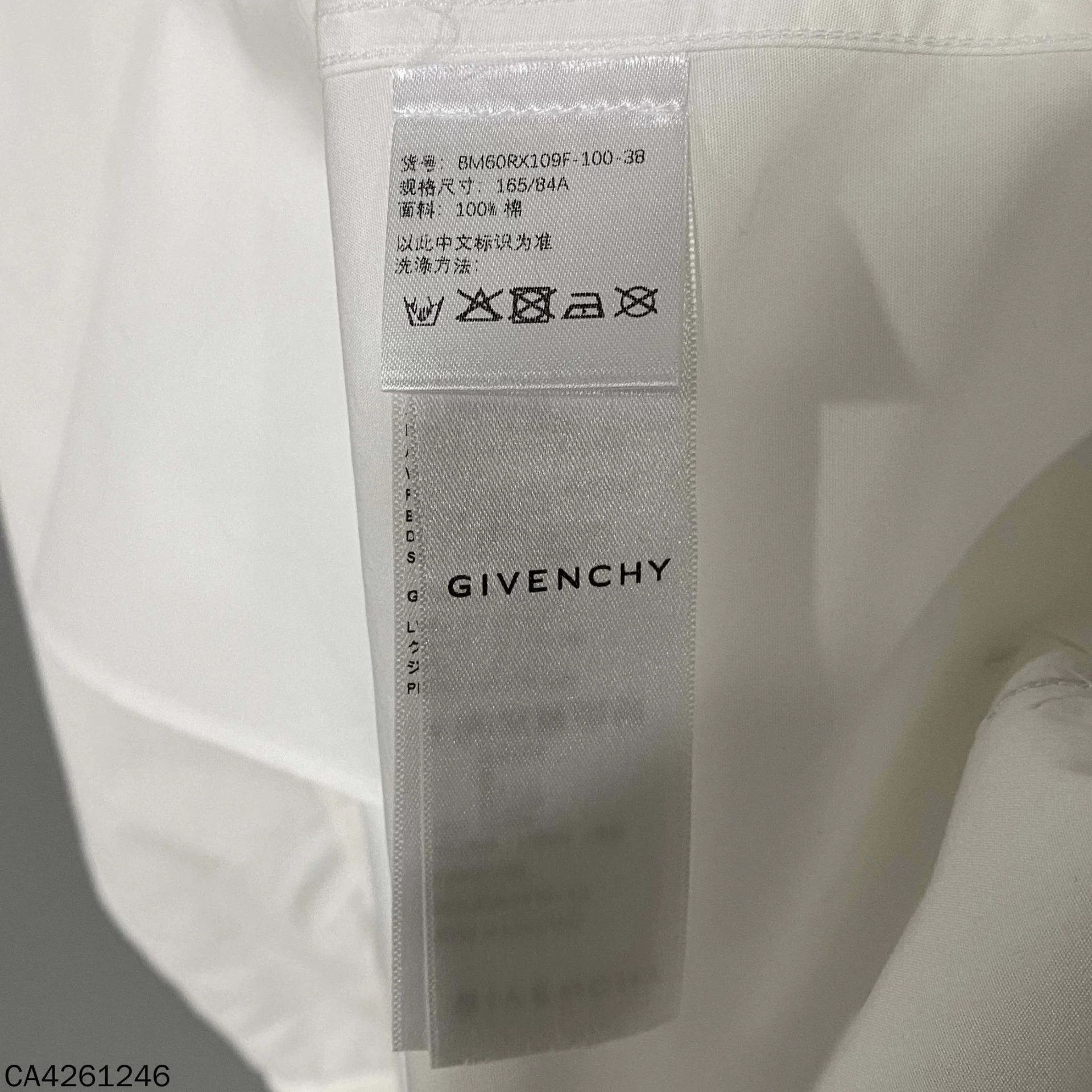 Givenchy GIVENCHY Crystal Spider White Shirt 38 Size US S / EU 44-46 / 1 - 4 Thumbnail