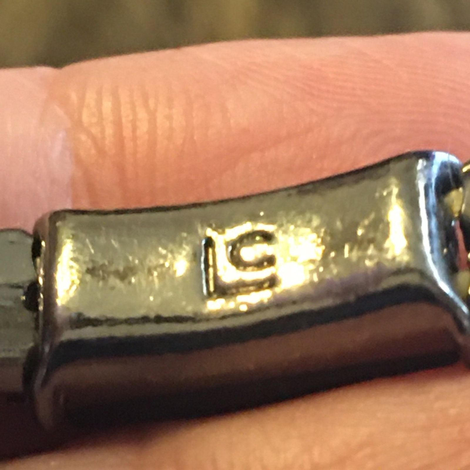 Jewelry Liz Claiborne black glass stone stretch bracelet Size ONE SIZE - 7 Thumbnail