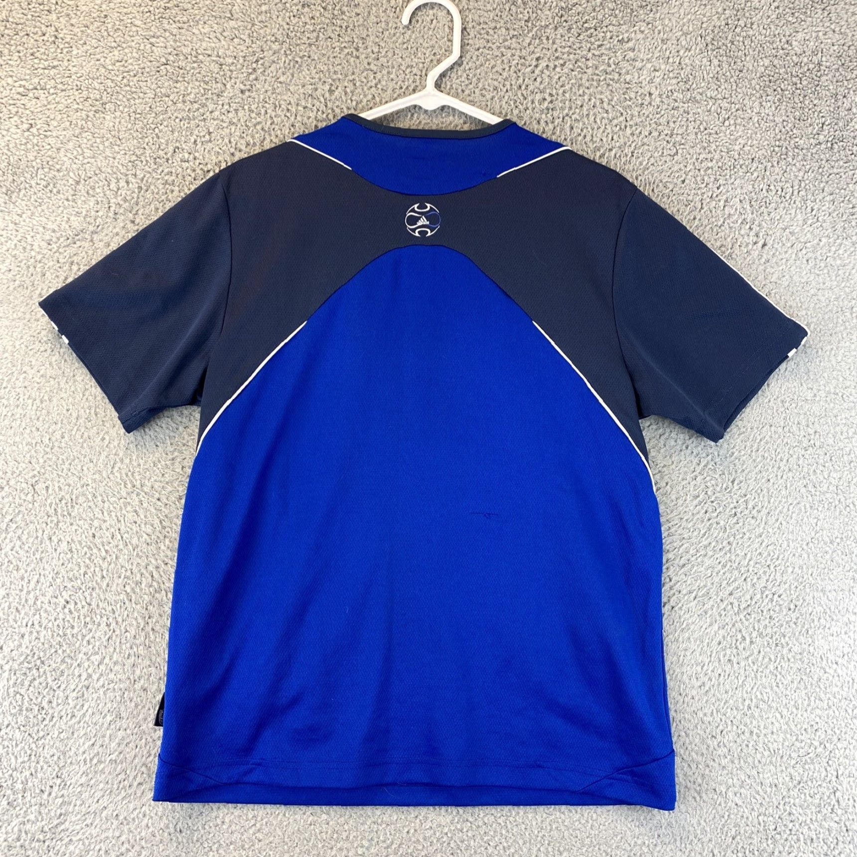 Adidas Adidas Climacool Shirt Men’s M Activewear Blue Short Sleeve Soccer Tee 74-30 (Brand Adidas) Size US M / EU 48-50 / 2 - 7 Thumbnail