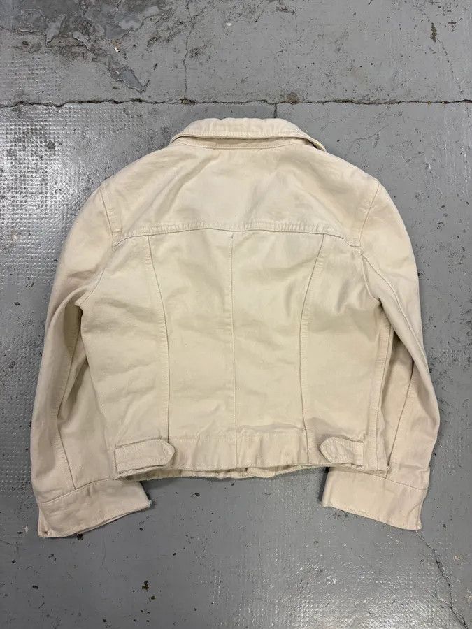 Dolce & Gabbana SS1999 Dolce & Gabbana Cream Light Denim Jacket Size XS / US 0-2 / IT 36-38 - 5 Thumbnail