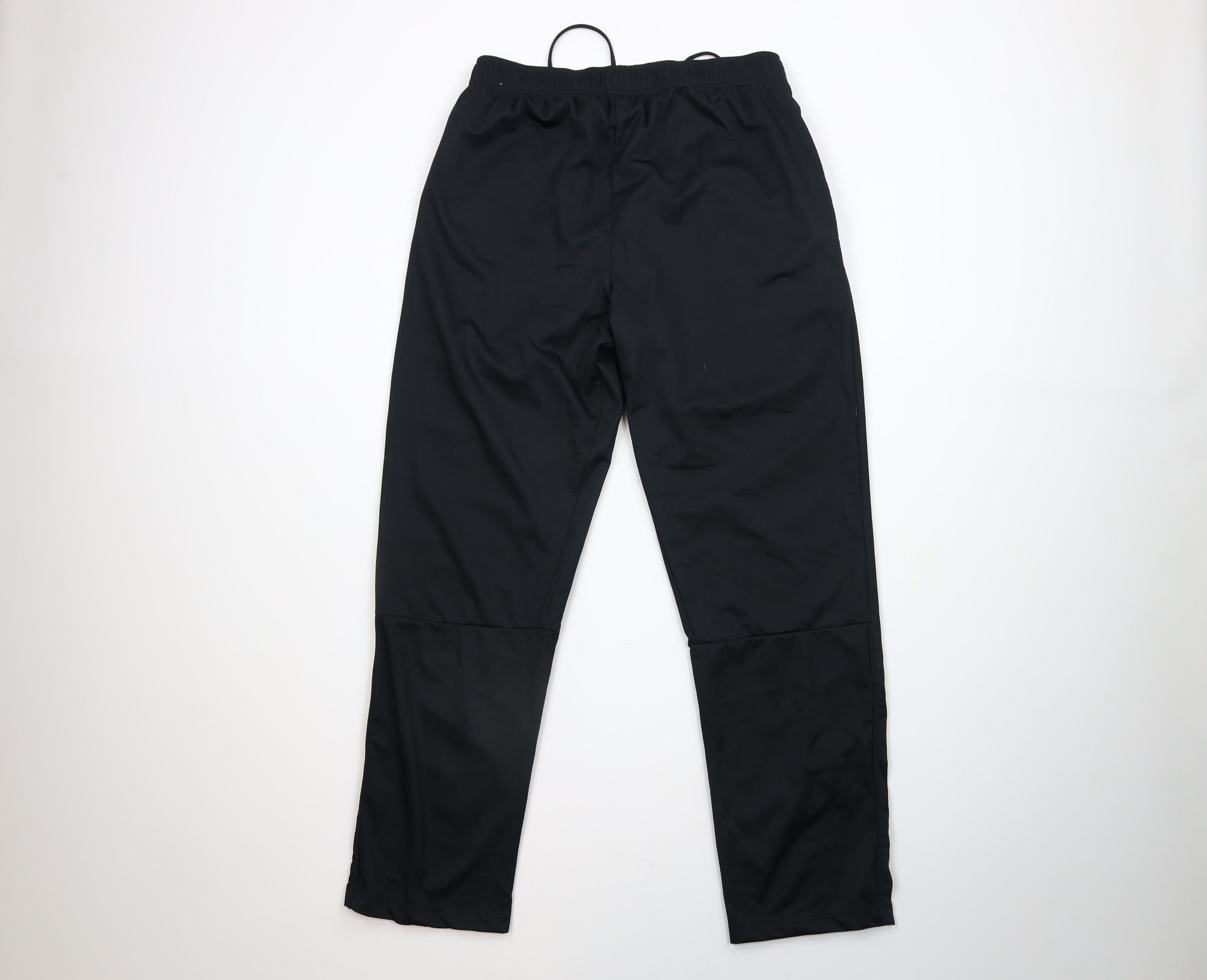 Nike × Vintage Vintage Nike Mini Swoosh Wide Leg Pants Black Polyester Size US 36 / EU 52 - 7 Thumbnail