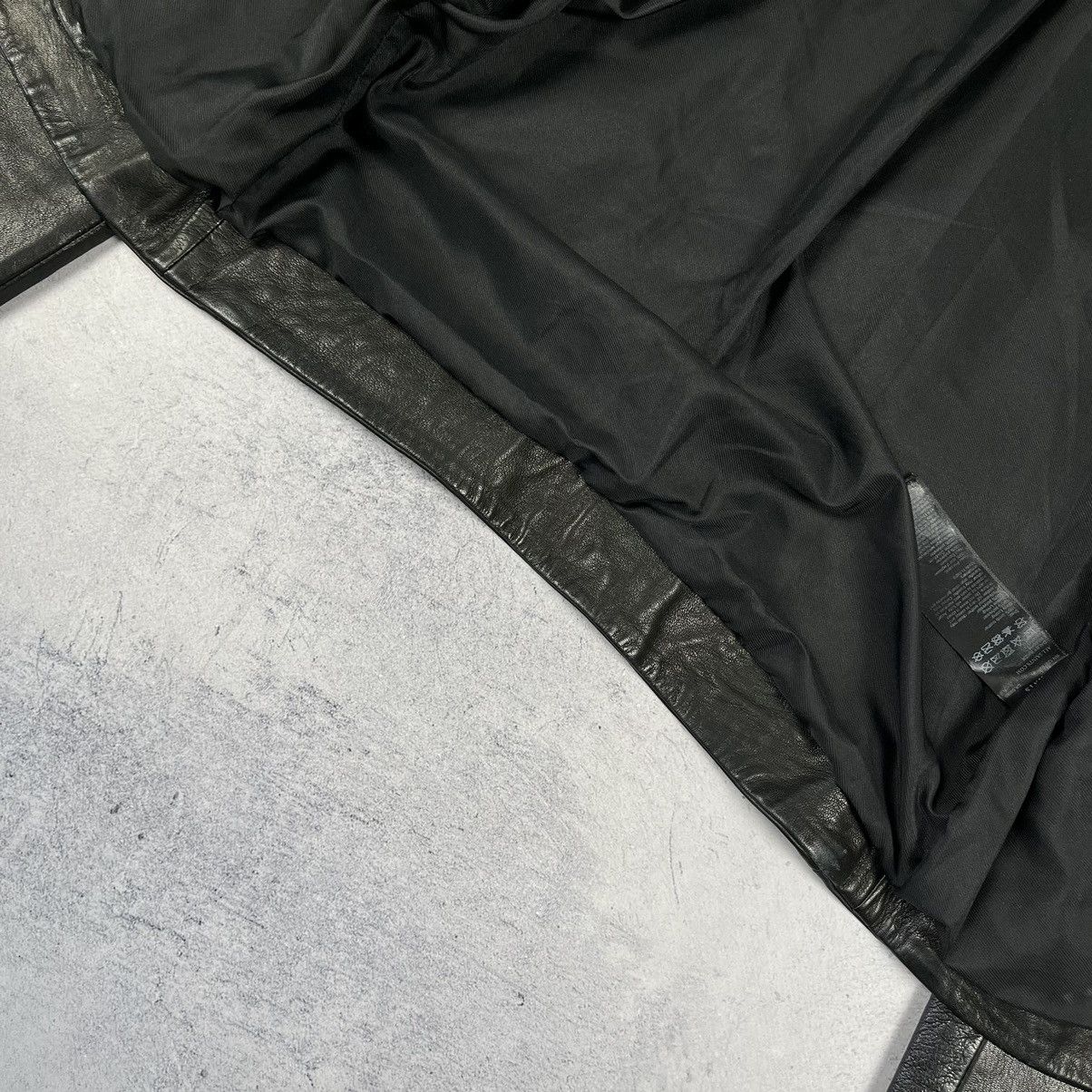 Allsaints Ladies AllSaints Dalby Biker black leather jacket Size XS / US 0-2 / IT 36-38 - 22 Thumbnail