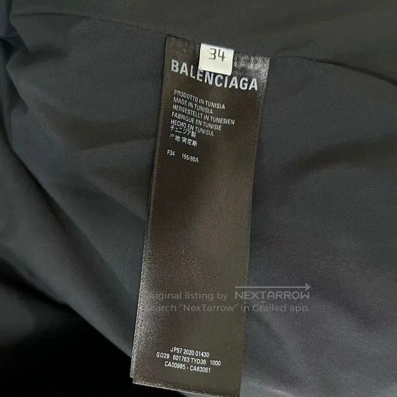 Balenciaga Balenciaga Lock Logo Cotton Coat. Size US XS / EU 42 / 0 - 4 Thumbnail