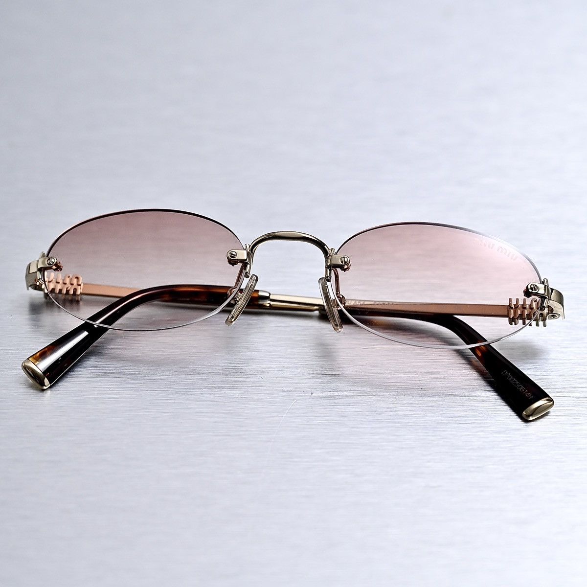 Miu Miu MIU MIU 0MU A54S ZVN70O SUNGLASSES Size ONE SIZE - 8 Thumbnail