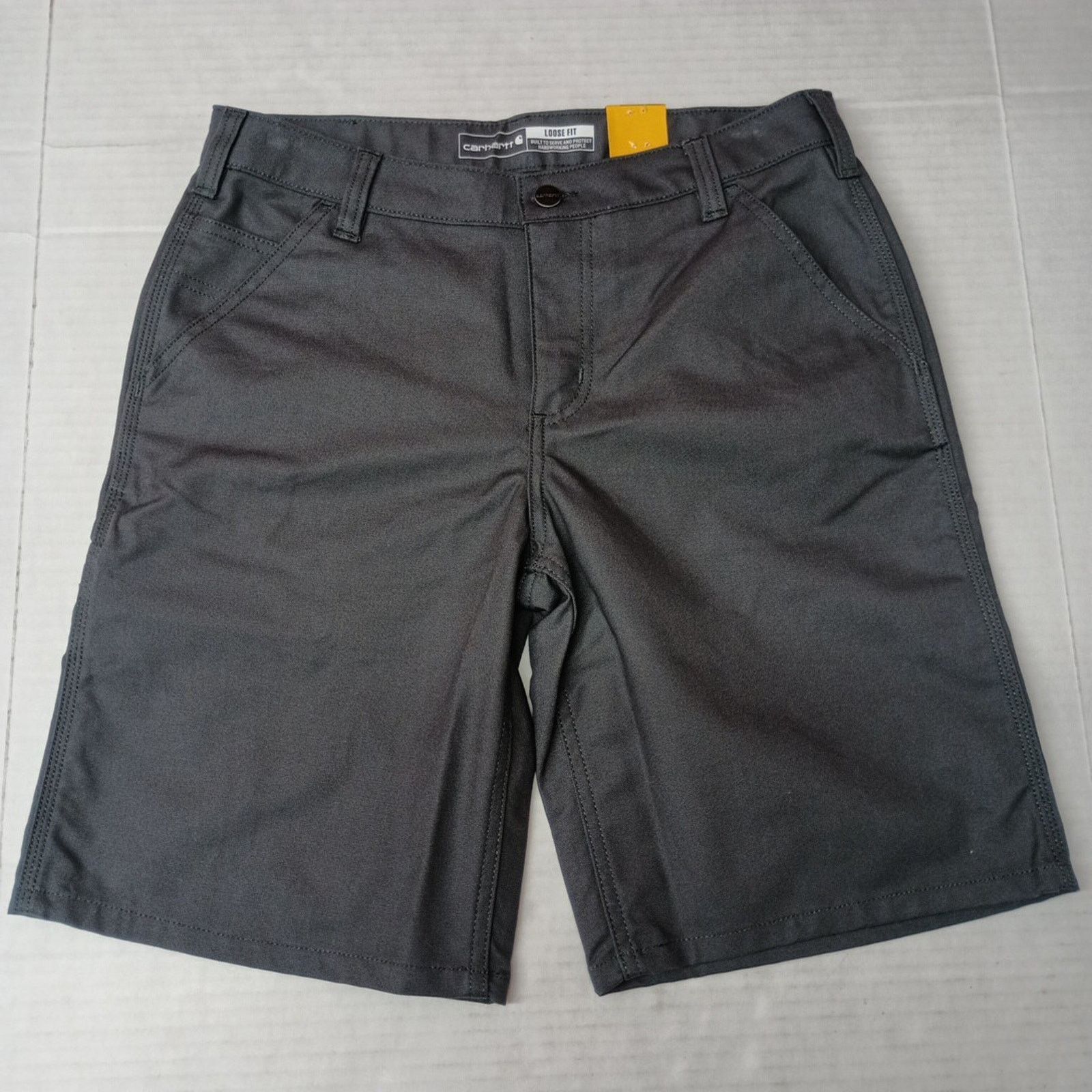 Carhartt Carhartt Women's Canvas Work Shorts Gray Loose Fit Size 8 Size 30" / US 8 / IT 44 - 1 Thumbnail